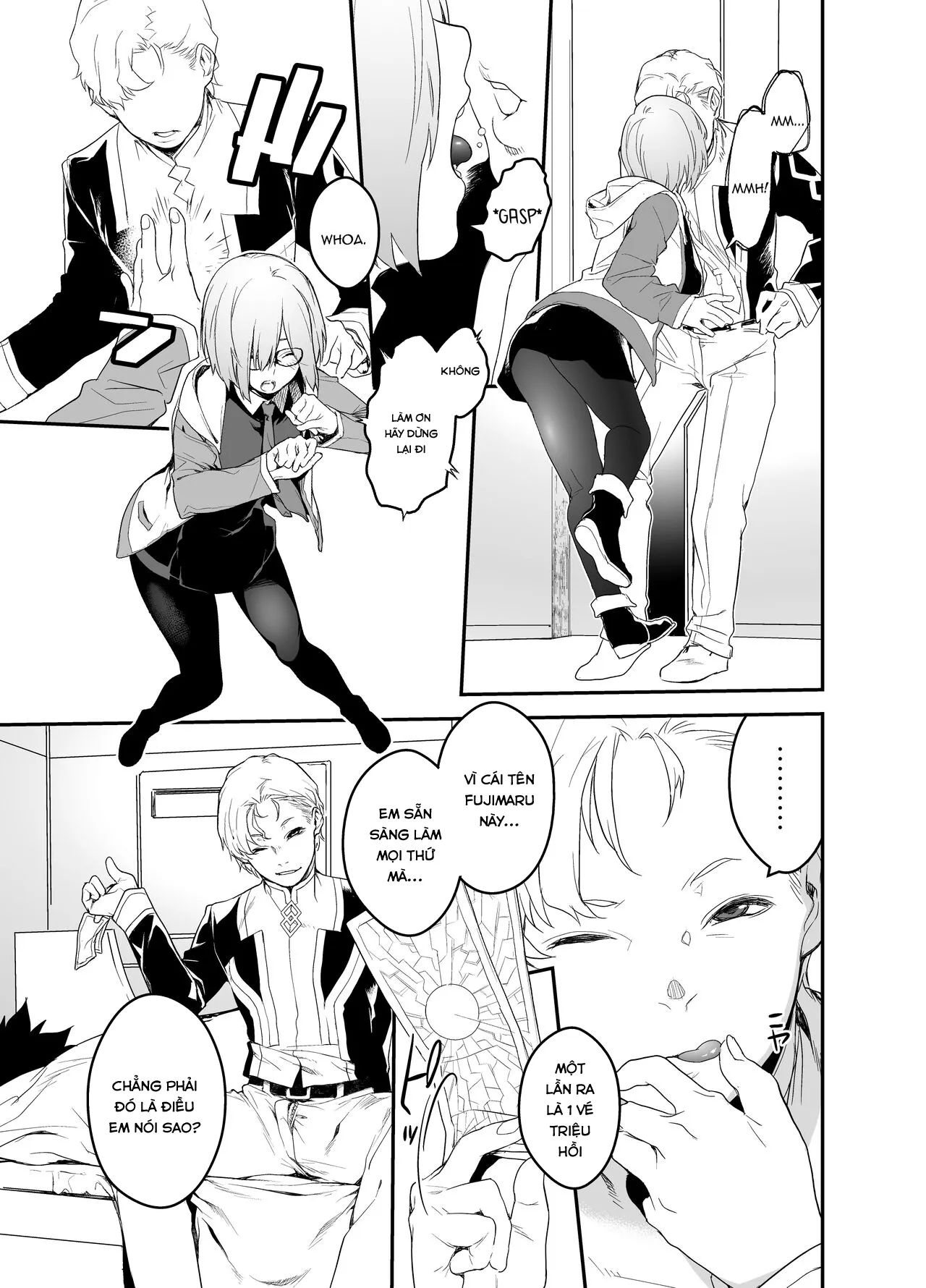 HentaiVN.net - Ảnh 11 - While Senpai Is Asleep During Maintenance [Maintenance De Senpai Ga Neteiru Aida Ni] - Oneshot