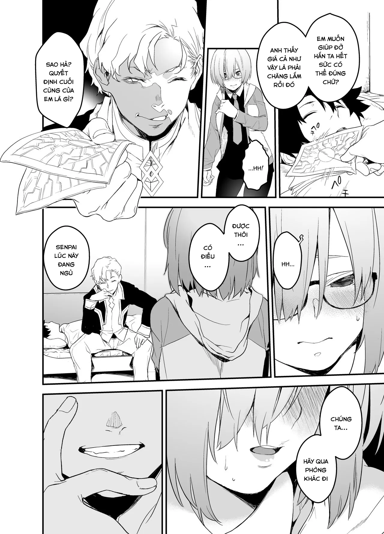 HentaiVN.net - Ảnh 12 - While Senpai Is Asleep During Maintenance [Maintenance De Senpai Ga Neteiru Aida Ni] - Oneshot