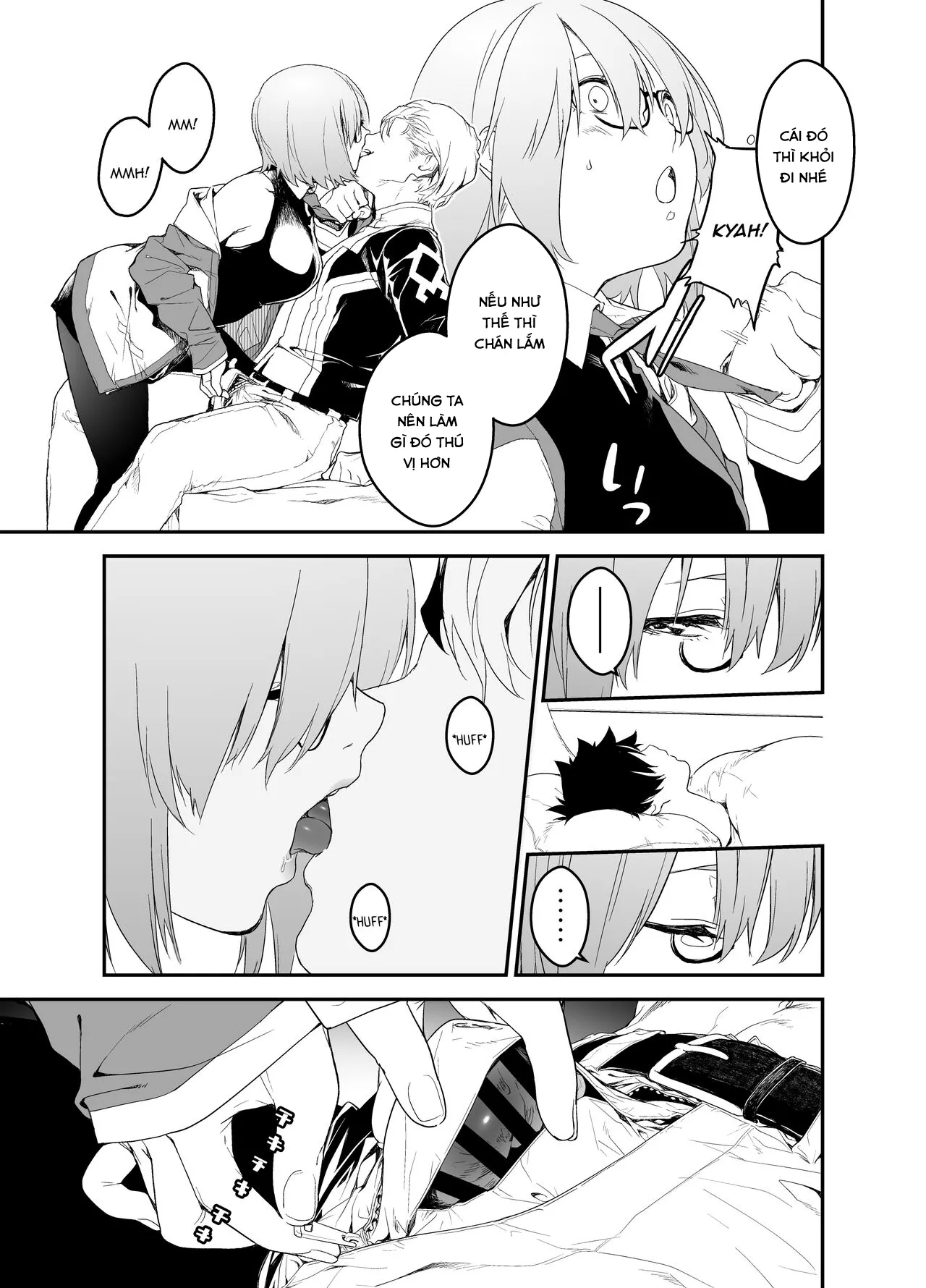 HentaiVN.net - Ảnh 13 - While Senpai Is Asleep During Maintenance [Maintenance De Senpai Ga Neteiru Aida Ni] - Oneshot