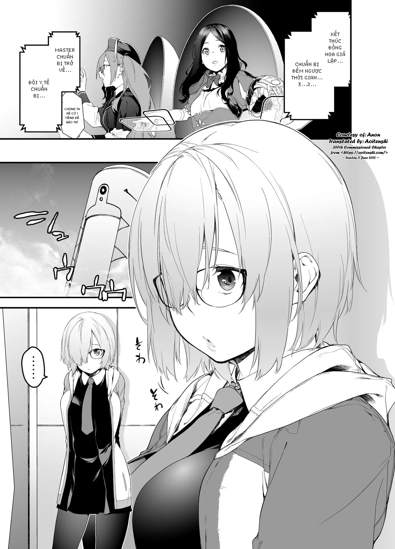 HentaiVN.net - Ảnh 3 - While Senpai Is Asleep During Maintenance [Maintenance De Senpai Ga Neteiru Aida Ni] - Oneshot