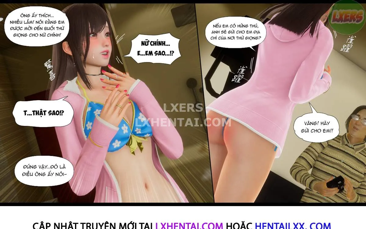 HentaiVN.net - Ảnh 14 - Honey-Welcome Home - Chap 4