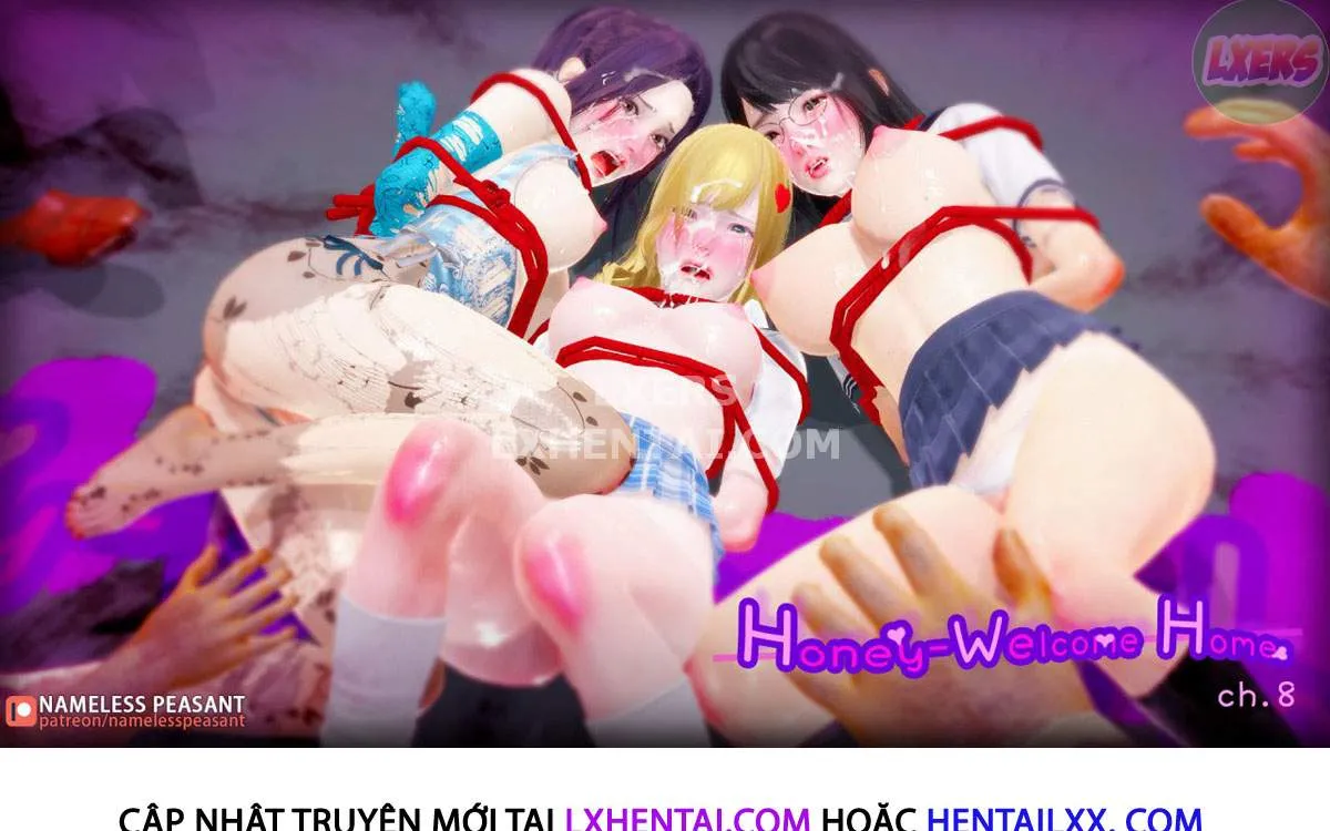 HentaiVN.net - Ảnh 4 - Honey-Welcome Home - Chap 8