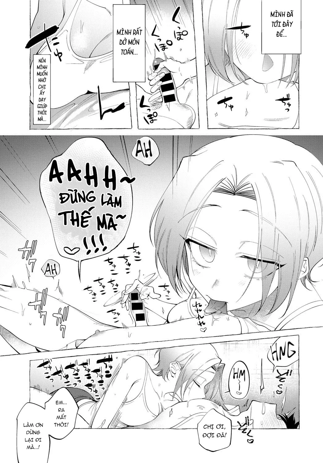 HentaiVN.net - Ảnh 10 - Bài học từ chị gái [Onee-san's Lesson] - Oneshot
