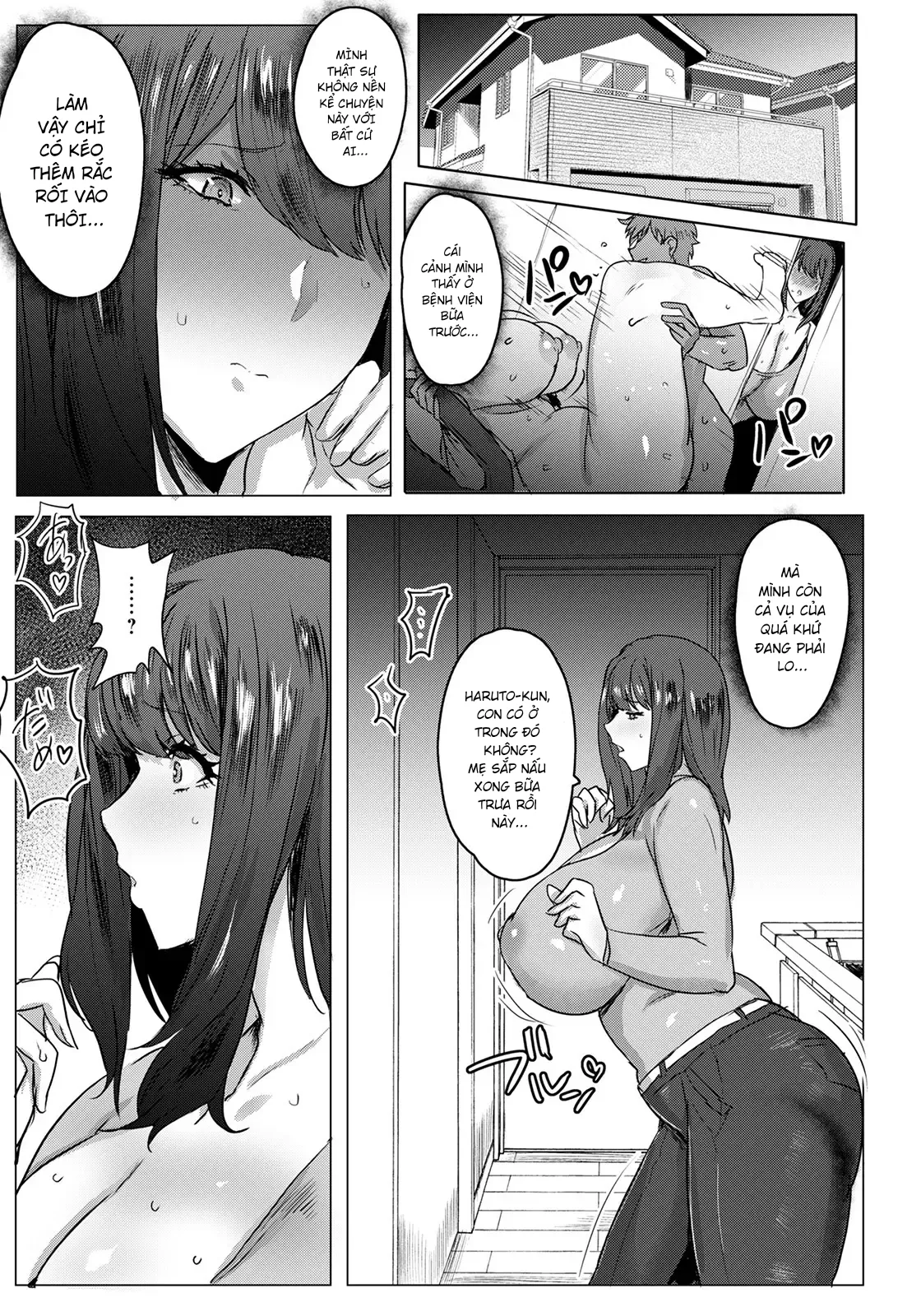 HentaiVN.net - Ảnh 3 - Sự tha hoá của người mẹ [Hahaoya Shikkaku ; A Failure Of A Mother] - Chap 2