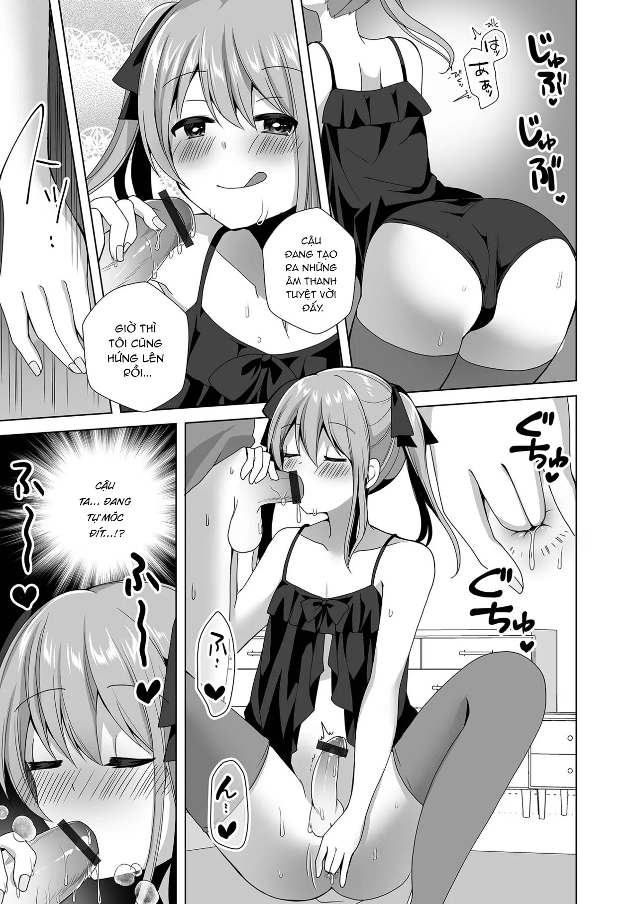 HentaiVN.net - Ảnh 8 - Omae no Koibito Otoko ka yo [Your Girlfriend is a Guy!?] - Oneshot