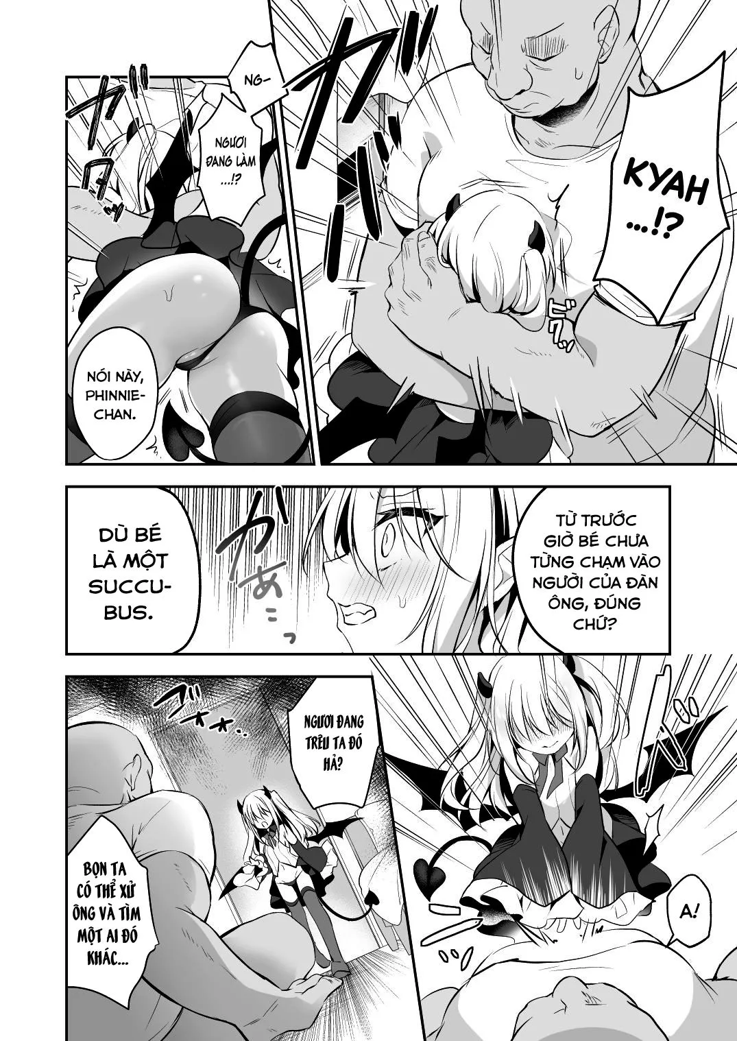 HentaiVN.net - Ảnh 8 - Huấn luyện bé Succubus ngây thơ thành người nhớn. [Muchikko Succubus Choukyou Kaihatsu ; An Innocent Succubus' Development Training] - Oneshot