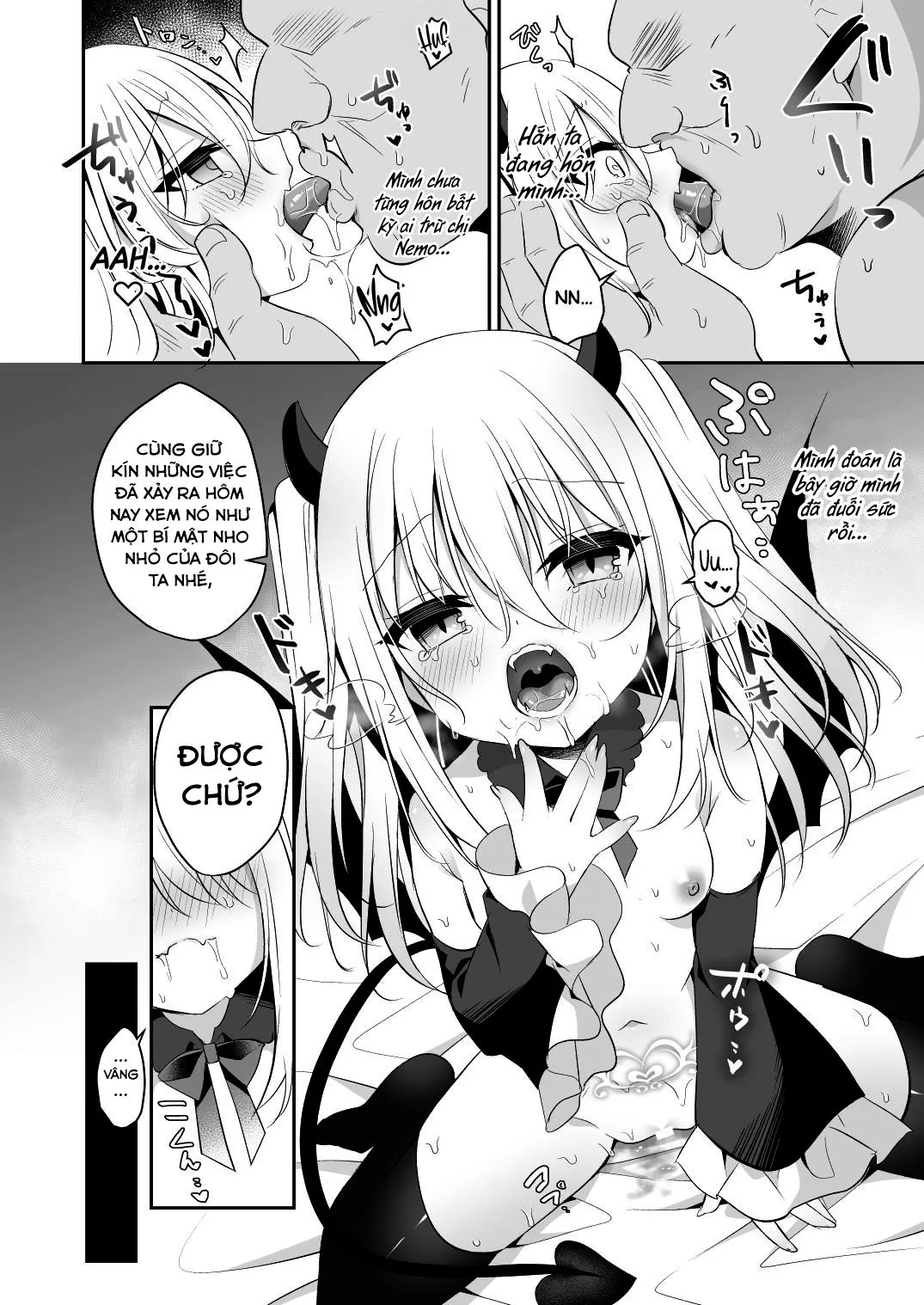 HentaiVN.net - Ảnh 24 - Huấn luyện bé Succubus ngây thơ thành người nhớn. [Muchikko Succubus Choukyou Kaihatsu ; An Innocent Succubus' Development Training] - Oneshot