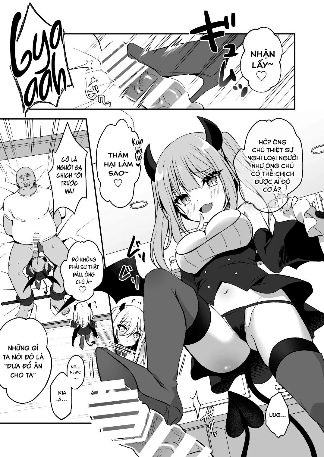 HentaiVN.net - Ảnh 3 - Huấn luyện bé Succubus ngây thơ thành người nhớn. [Muchikko Succubus Choukyou Kaihatsu ; An Innocent Succubus' Development Training] - Oneshot