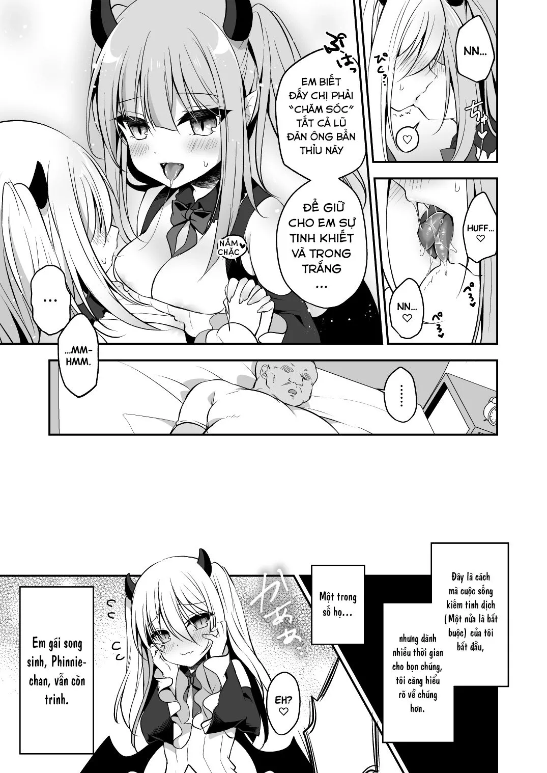 HentaiVN.net - Ảnh 5 - Huấn luyện bé Succubus ngây thơ thành người nhớn. [Muchikko Succubus Choukyou Kaihatsu ; An Innocent Succubus' Development Training] - Oneshot