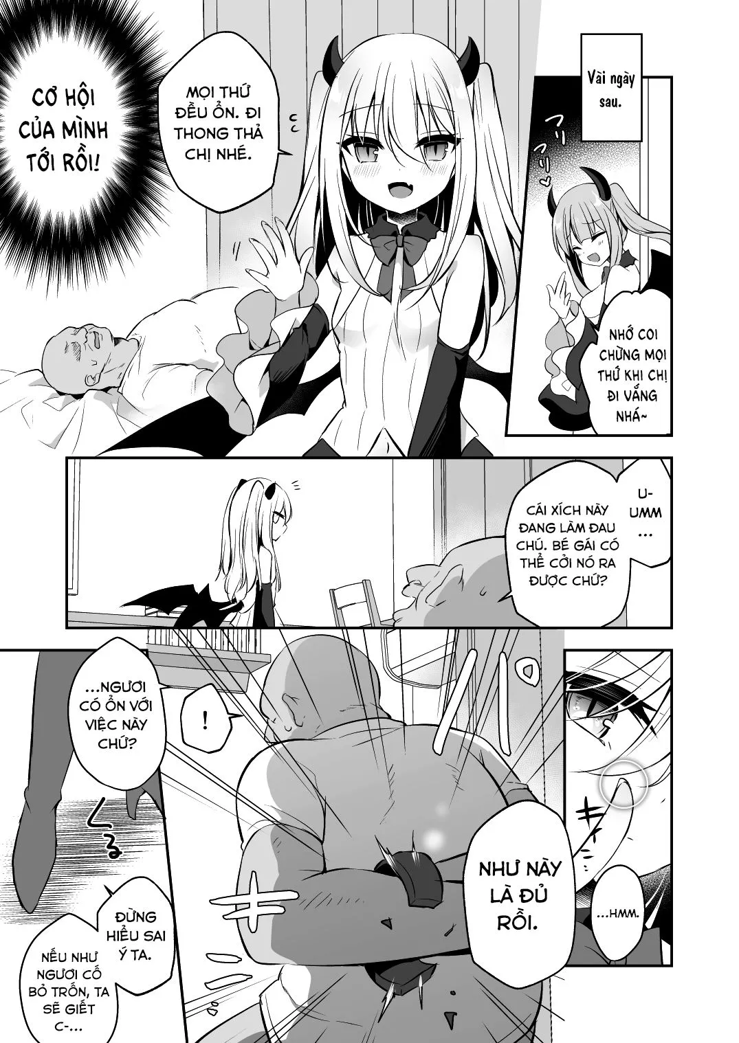 HentaiVN.net - Ảnh 7 - Huấn luyện bé Succubus ngây thơ thành người nhớn. [Muchikko Succubus Choukyou Kaihatsu ; An Innocent Succubus' Development Training] - Oneshot