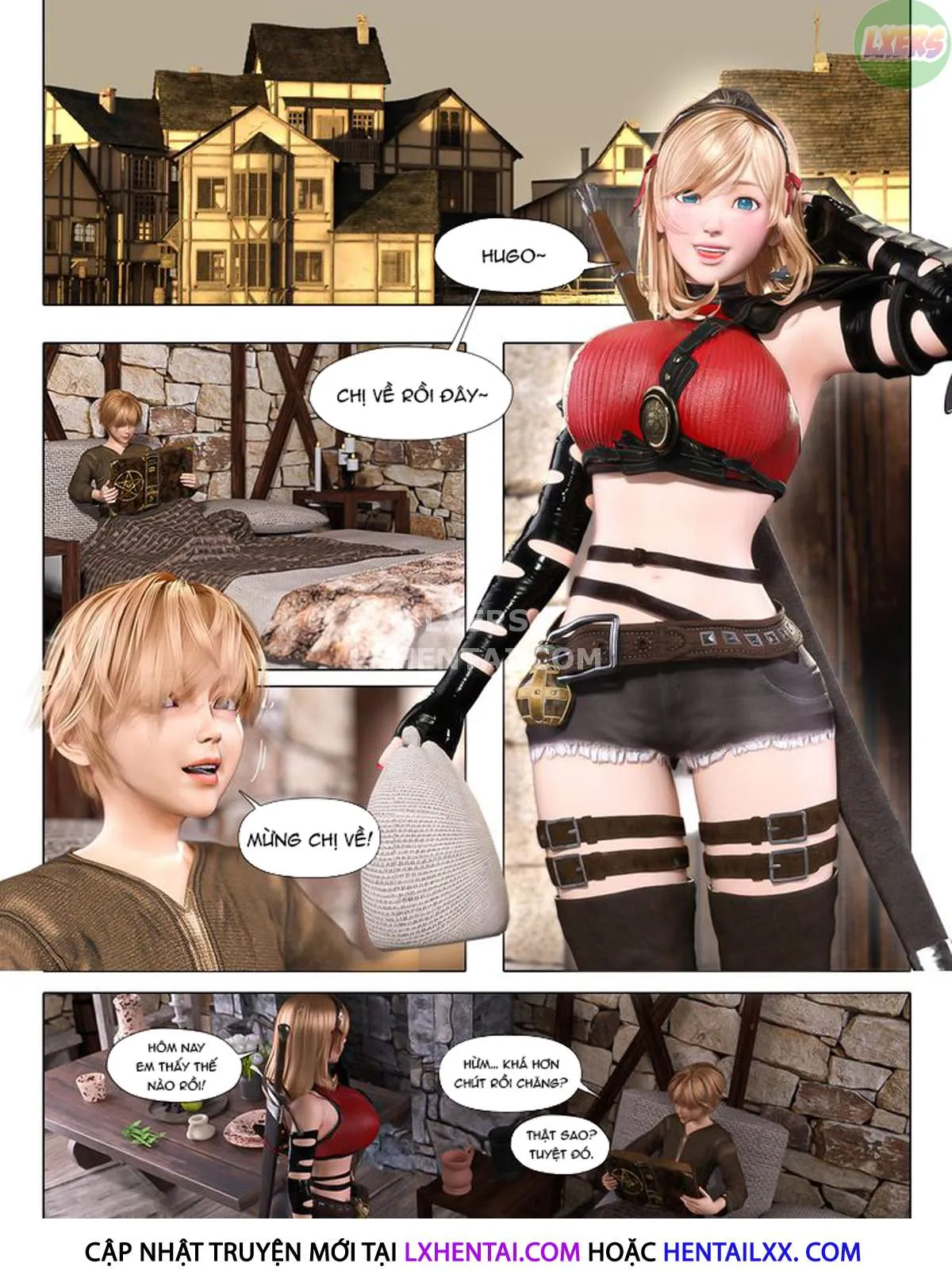 HentaiVN.net - Ảnh 13 - The Rose Fall Into Darkness - Chap 1