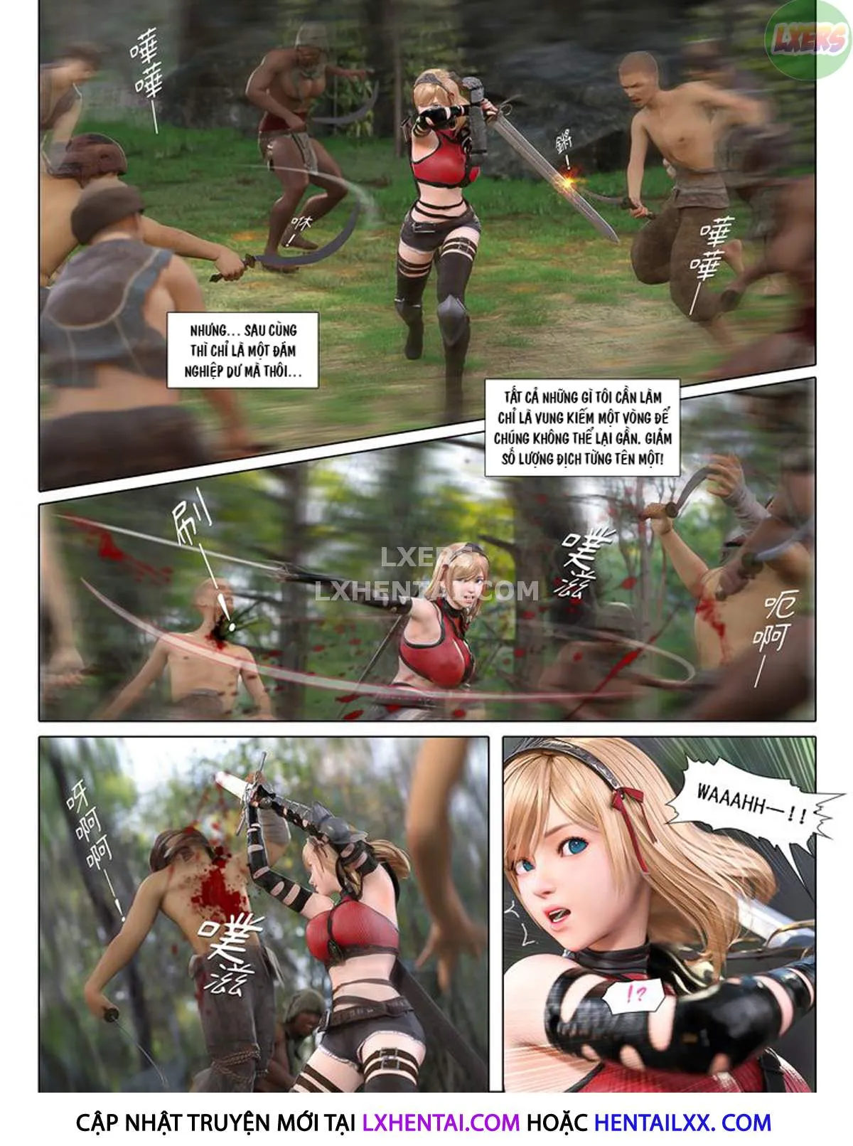HentaiVN.net - Ảnh 22 - The Rose Fall Into Darkness - Chap 1