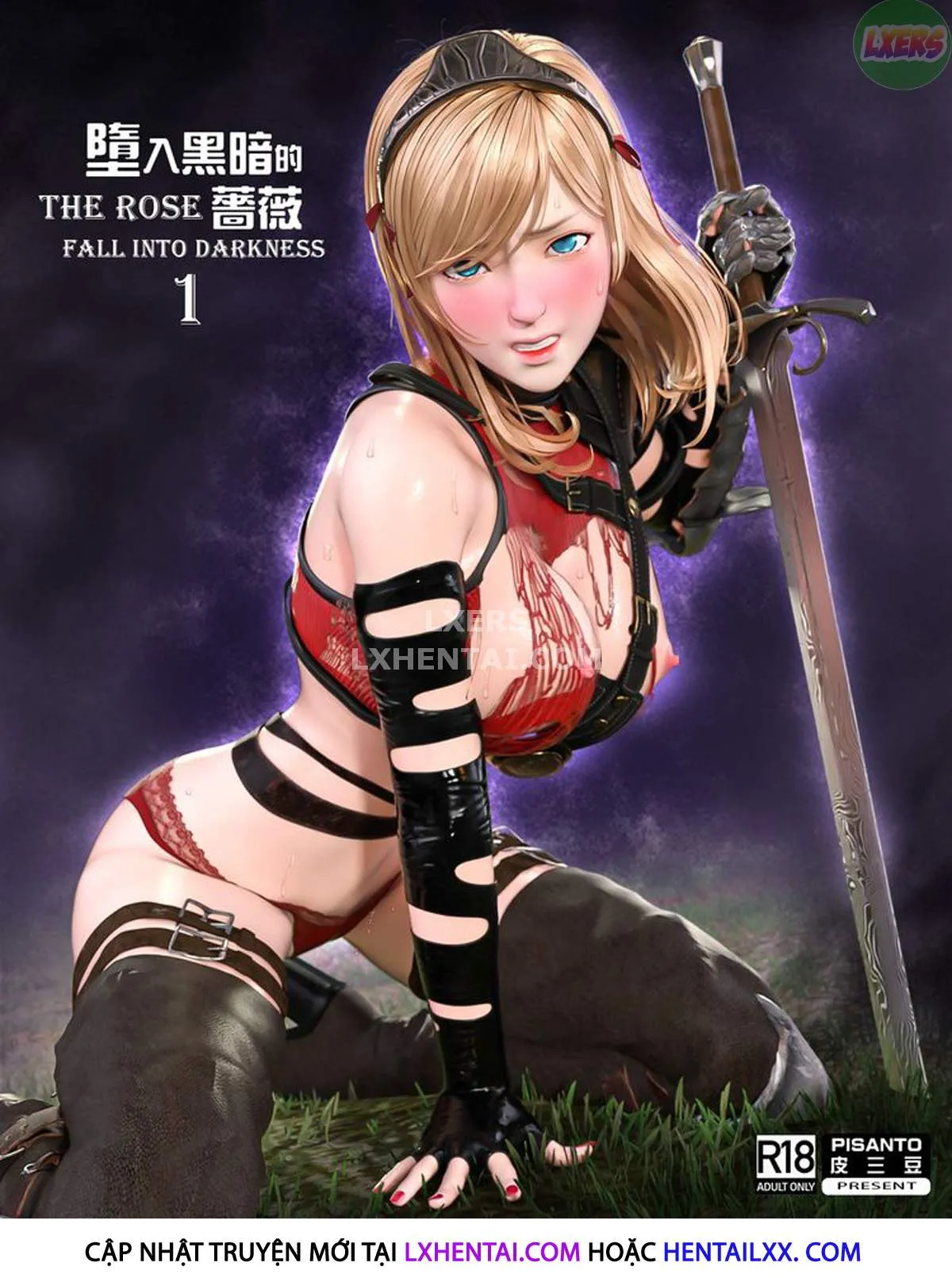 HentaiVN.net - Ảnh 4 - The Rose Fall Into Darkness - Chap 1