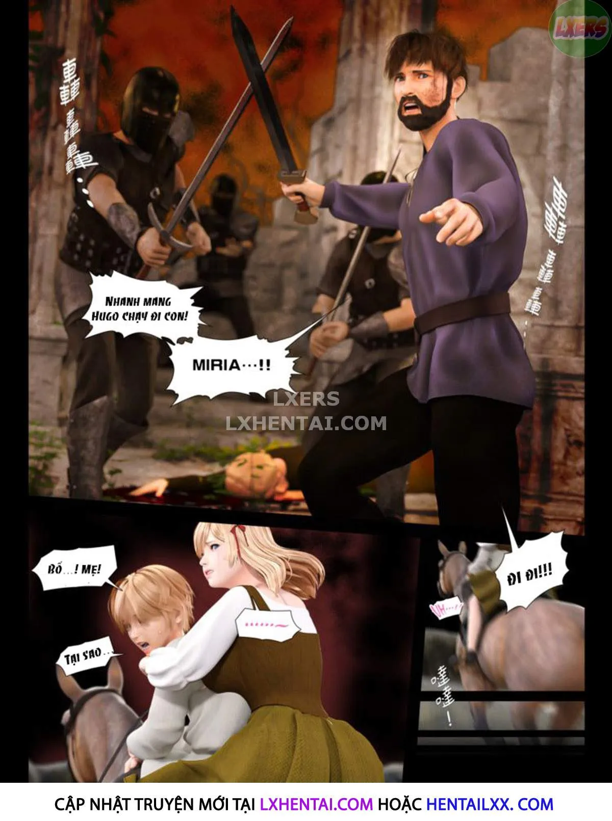 HentaiVN.net - Ảnh 7 - The Rose Fall Into Darkness - Chap 2