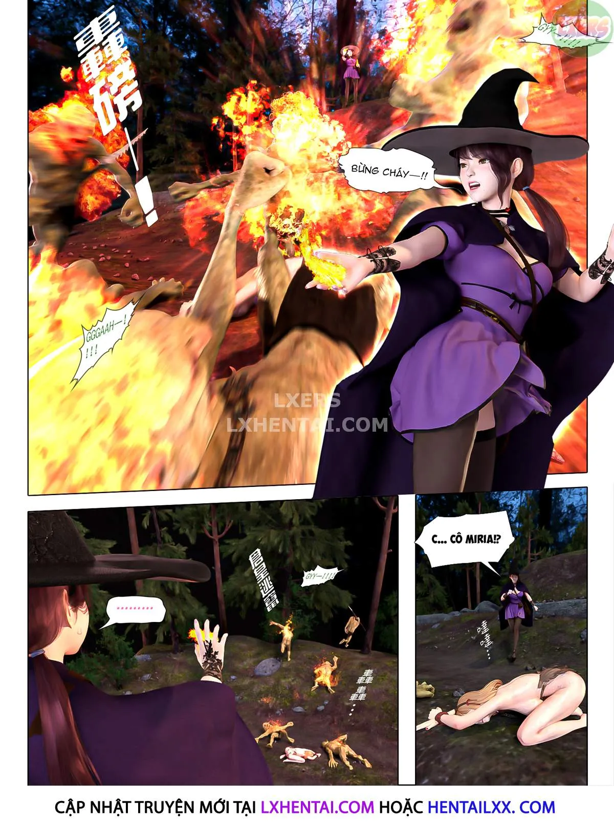 HentaiVN.net - Ảnh 50 - The Rose Fall Into Darkness - Chap 3