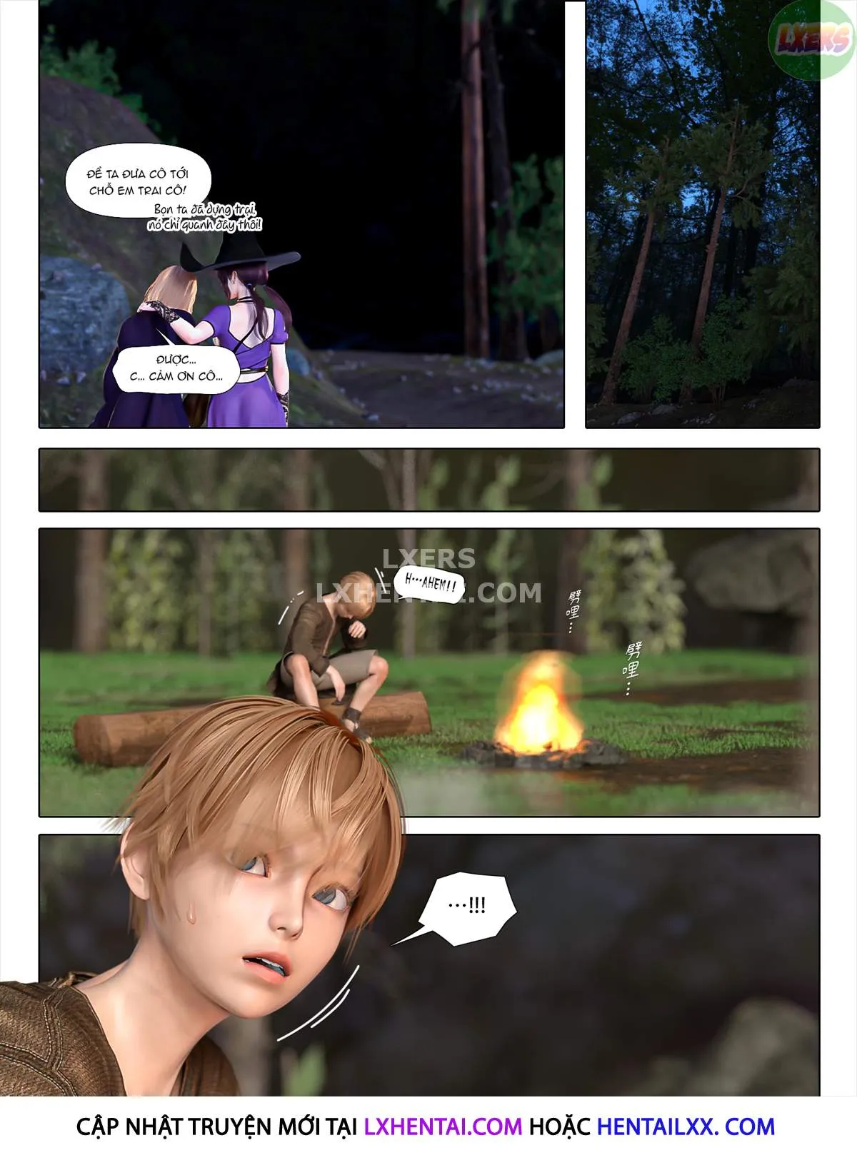 HentaiVN.net - Ảnh 52 - The Rose Fall Into Darkness - Chap 3
