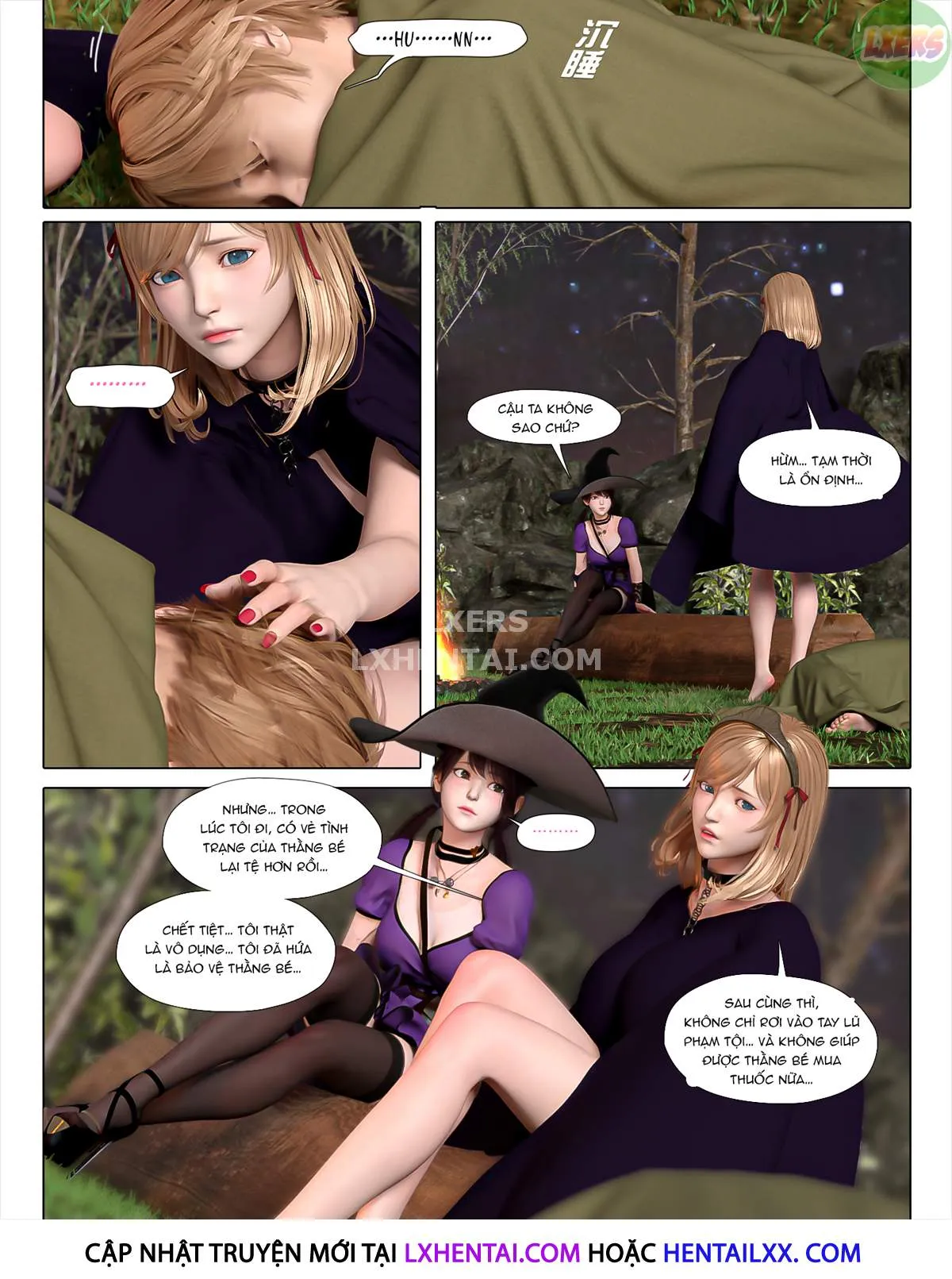 HentaiVN.net - Ảnh 55 - The Rose Fall Into Darkness - Chap 3