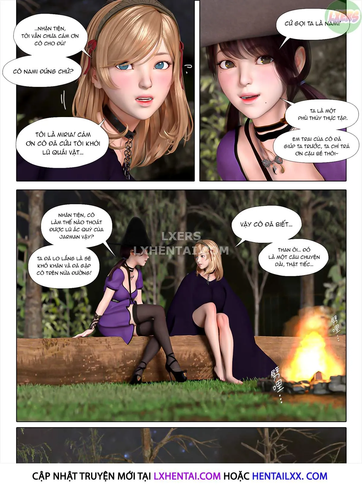 HentaiVN.net - Ảnh 56 - The Rose Fall Into Darkness - Chap 3