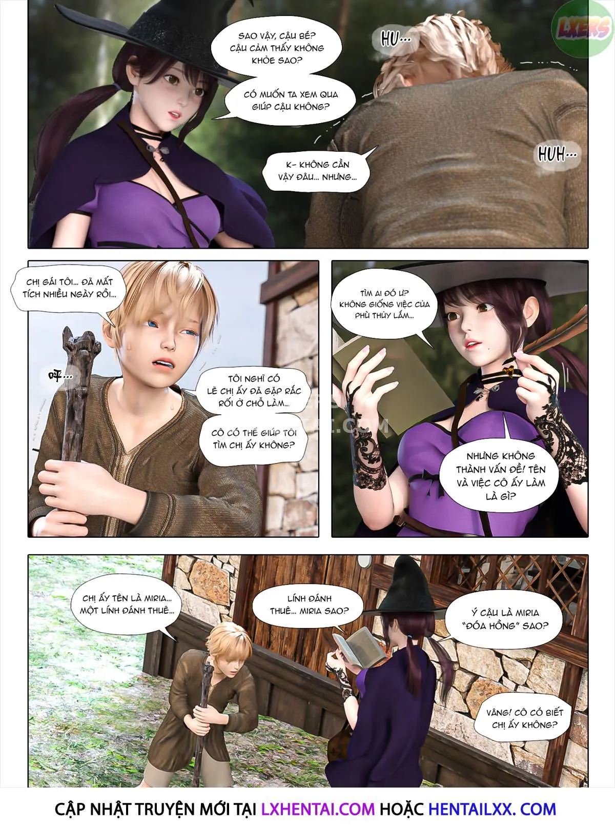 HentaiVN.net - Ảnh 6 - The Rose Fall Into Darkness - Chap 3
