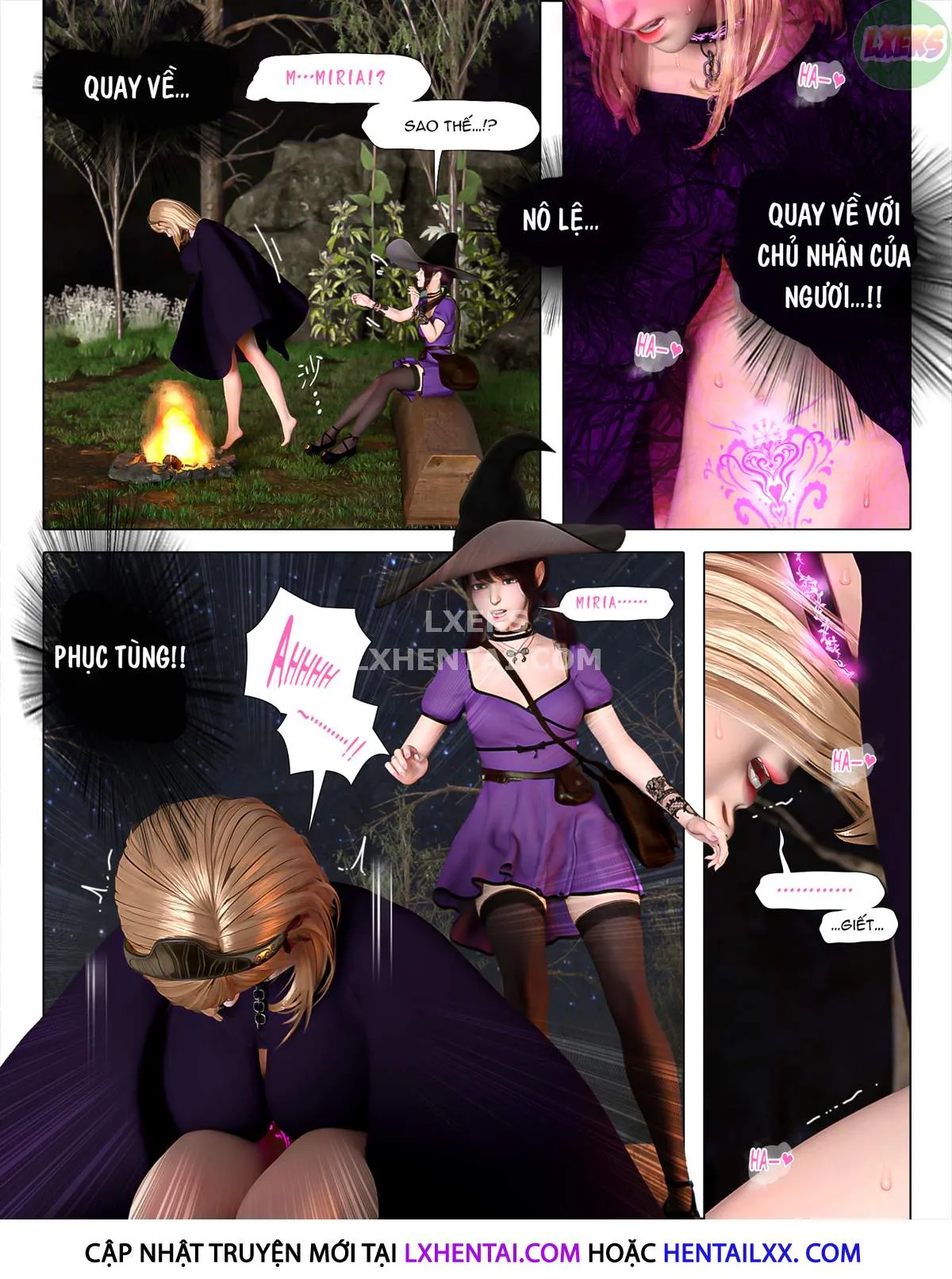 HentaiVN.net - Ảnh 61 - The Rose Fall Into Darkness - Chap 3