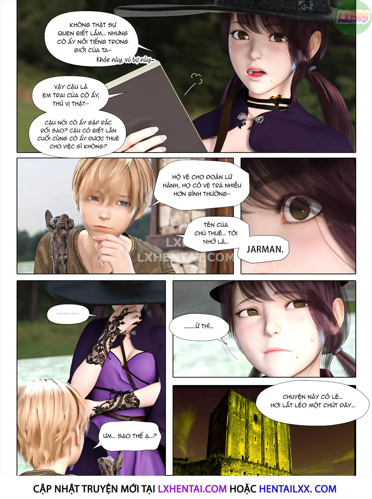 HentaiVN.net - Ảnh 7 - The Rose Fall Into Darkness - Chap 3