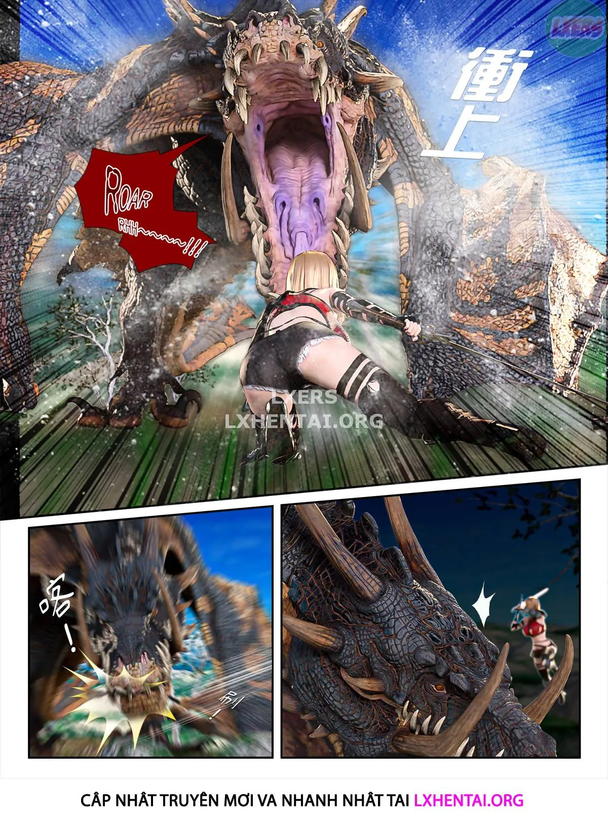 HentaiVN.net - Ảnh 10 - The Rose Fall Into Darkness - Chap 4