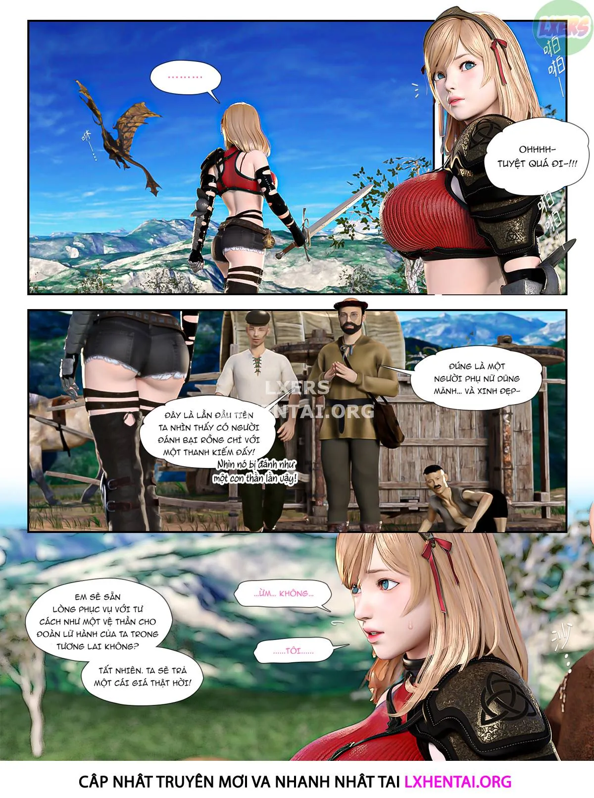 HentaiVN.net - Ảnh 12 - The Rose Fall Into Darkness - Chap 4