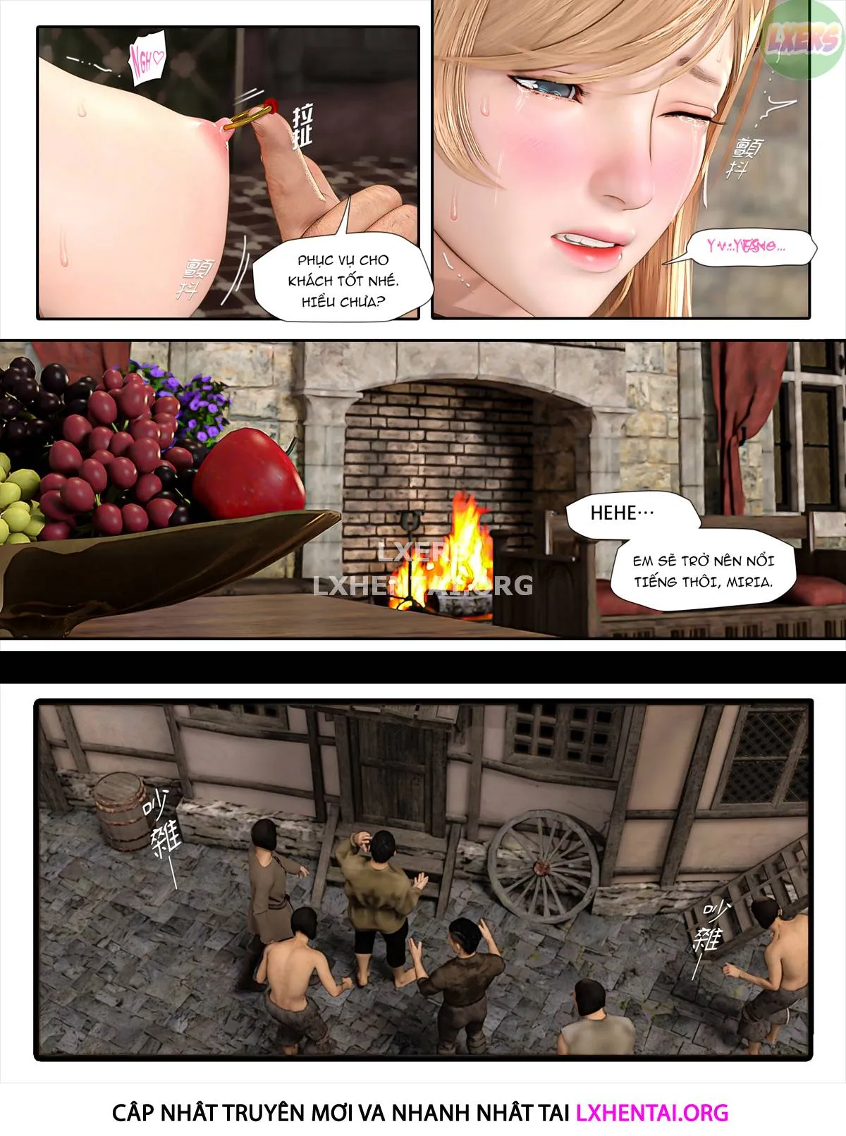HentaiVN.net - Ảnh 38 - The Rose Fall Into Darkness - Chap 4