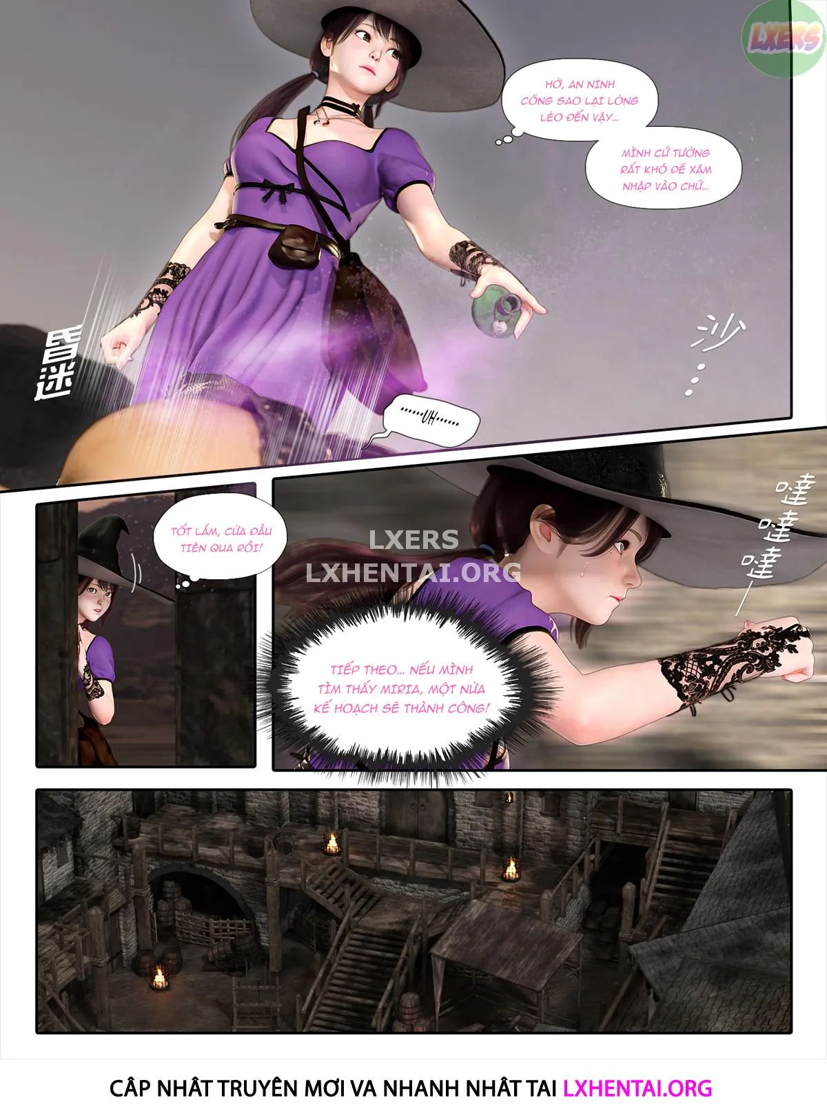 HentaiVN.net - Ảnh 11 - The Rose Fall Into Darkness - Chap 5