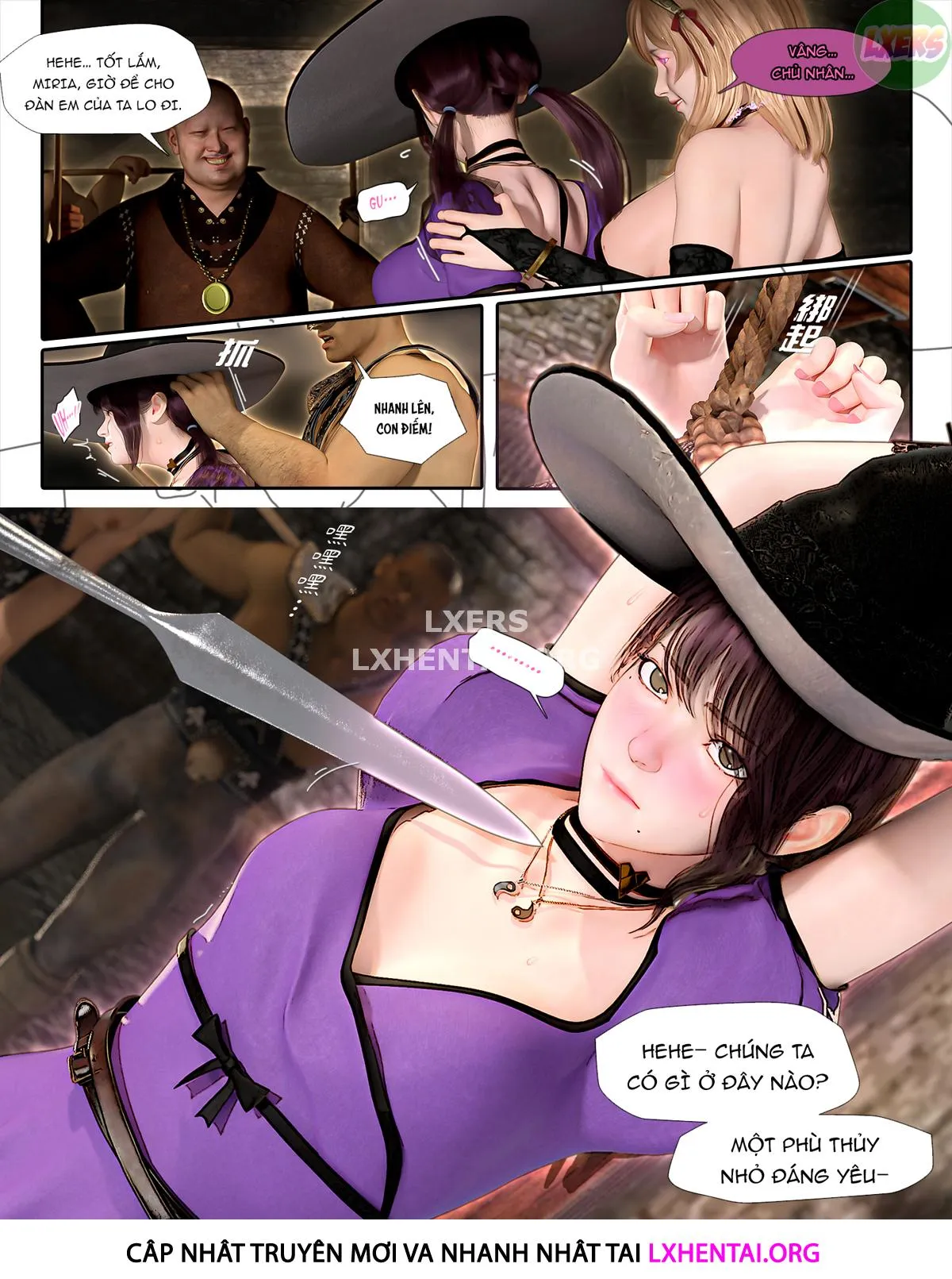 HentaiVN.net - Ảnh 16 - The Rose Fall Into Darkness - Chap 5