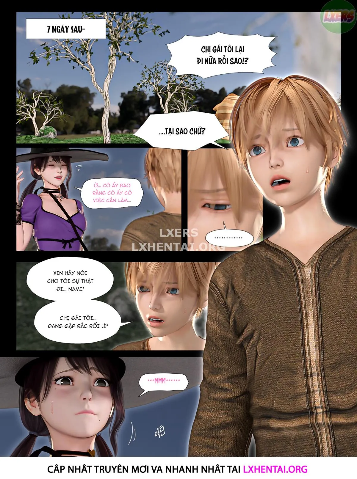 HentaiVN.net - Ảnh 6 - The Rose Fall Into Darkness - Chap 5
