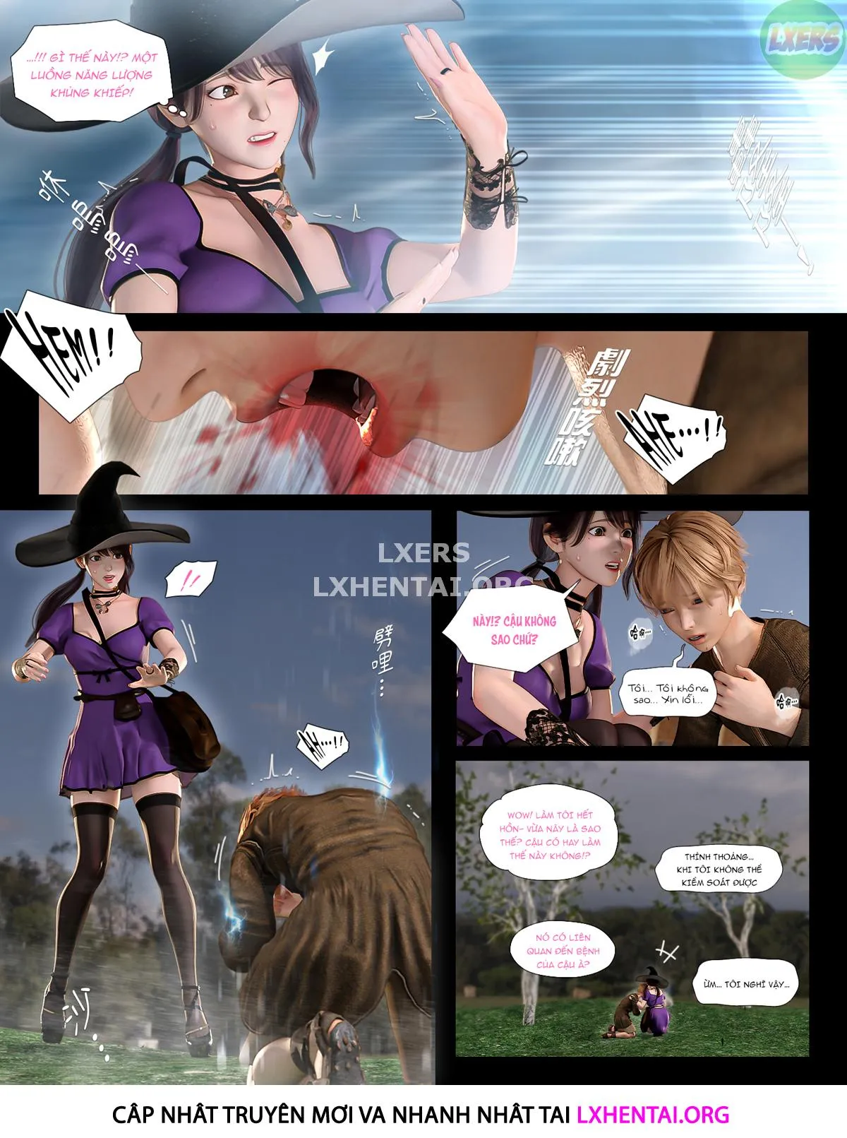 HentaiVN.net - Ảnh 8 - The Rose Fall Into Darkness - Chap 5