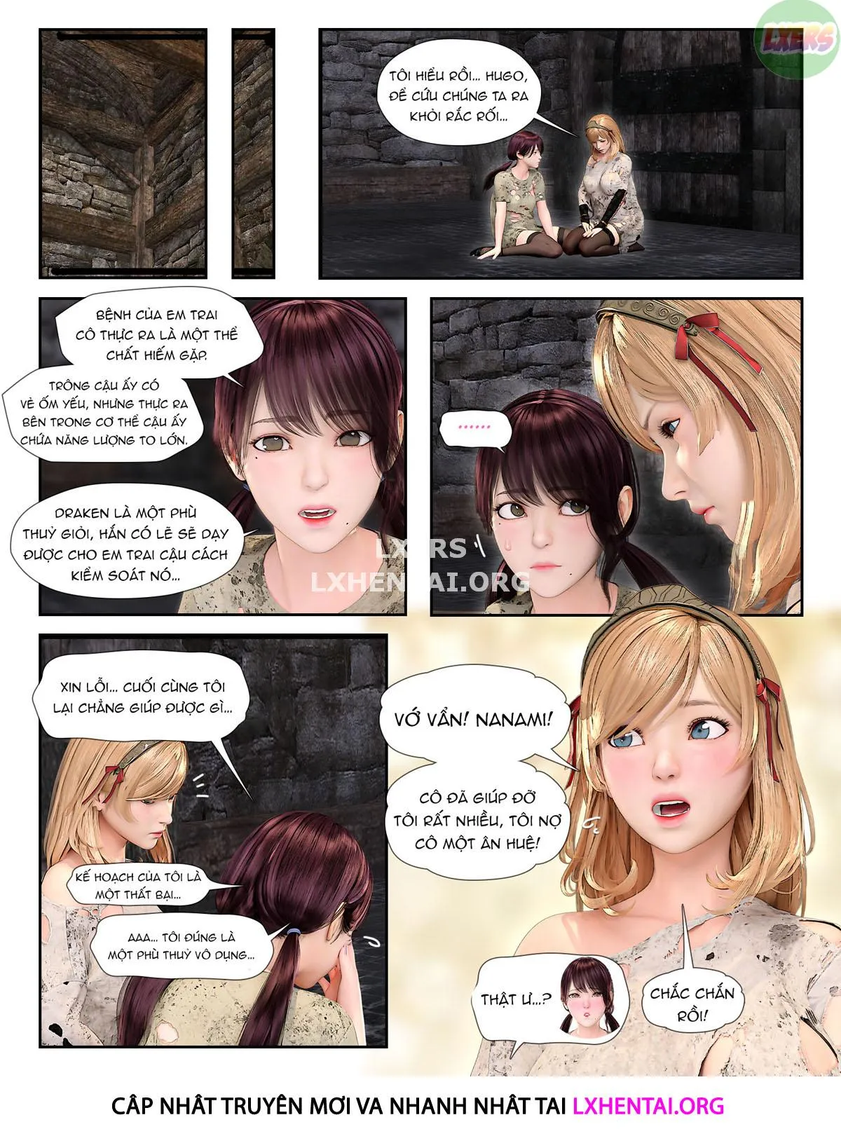 HentaiVN.net - Ảnh 46 - The Rose Fall Into Darkness - Chap 6 - [END]