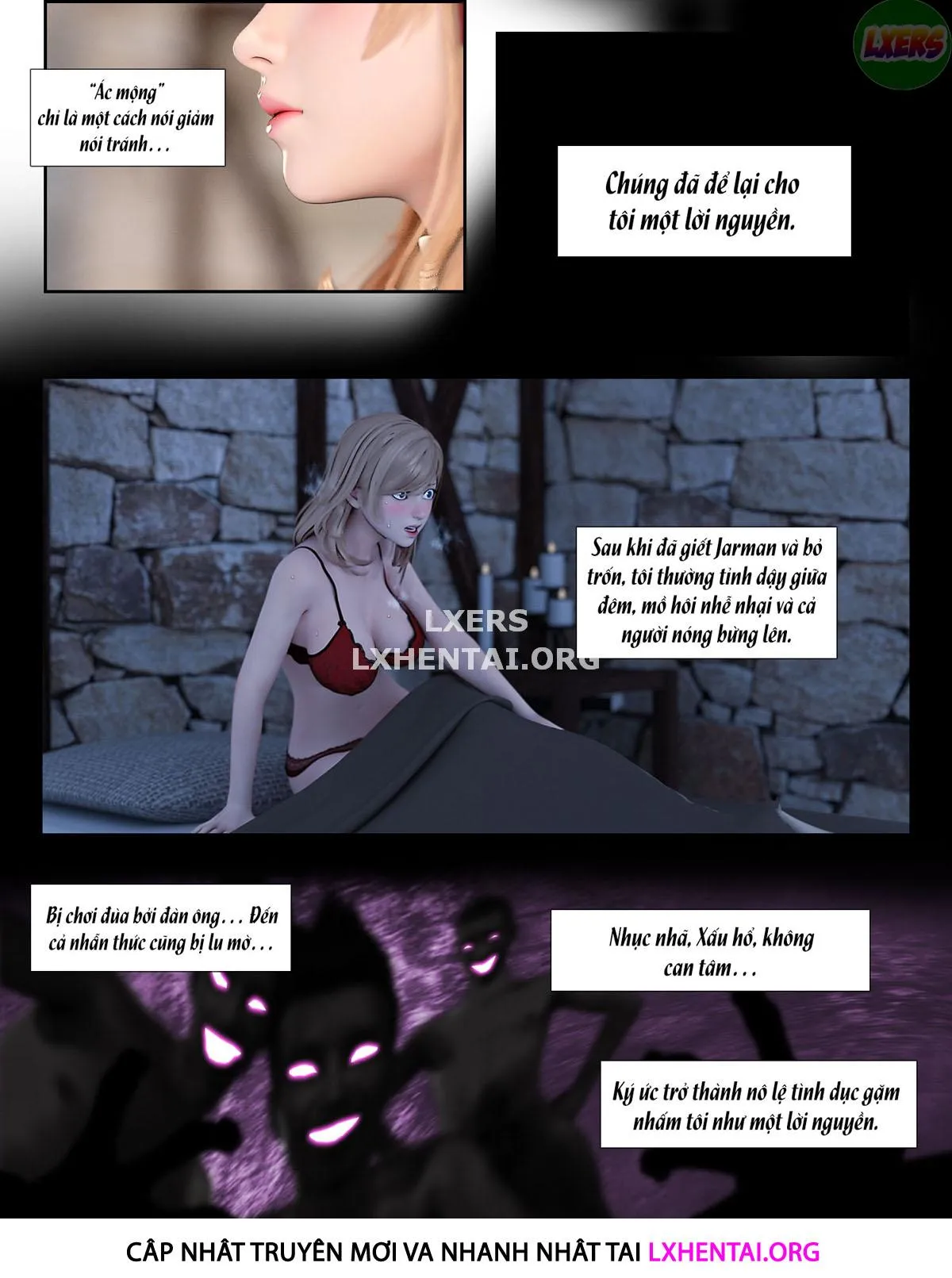 HentaiVN.net - Ảnh 52 - The Rose Fall Into Darkness - Chap 6 - [END]