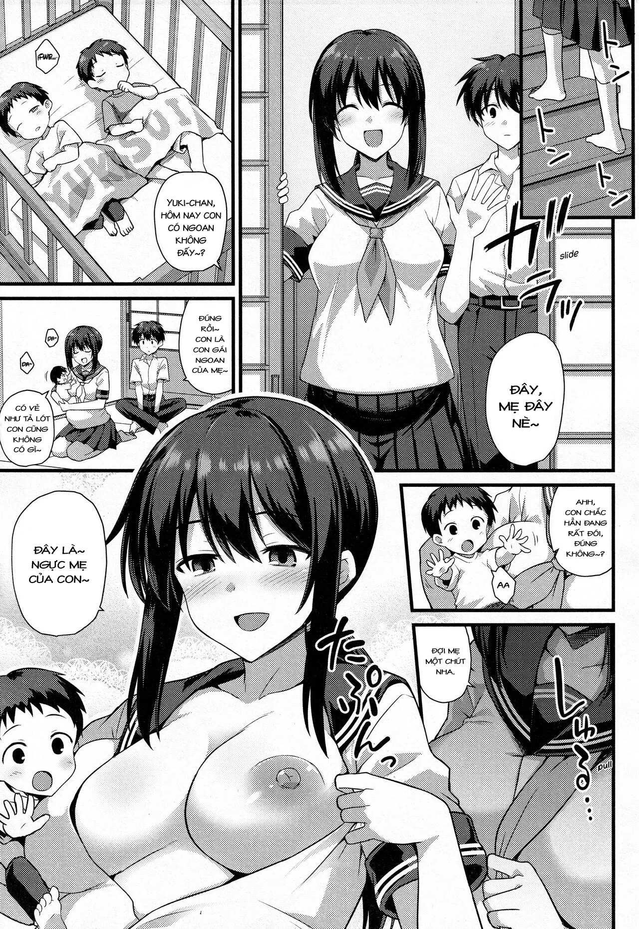 HentaiVN.net - Ảnh 7 - Sakura-chan-chi no Oyakodon 2 - Phần 2