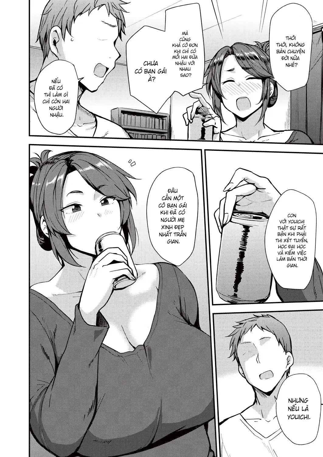 HentaiVN.net - Ảnh 4 - Đụ thư thái mẹ thằng bạn thân nhân lúc nó lịm [Yoi Ga Sameru Sono Mae Ni ; Before The Drunkard Wakes Up ; Antes De Que El Borrachín Se Despierte ; 술이기 전에 ; Before He Wakes Up] - Oneshot