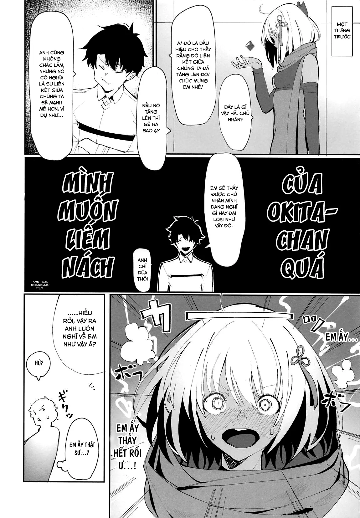 HentaiVN.net - Ảnh 3 - Okita-chan sẽ làm mọi thứ vì tôi - Oneshot