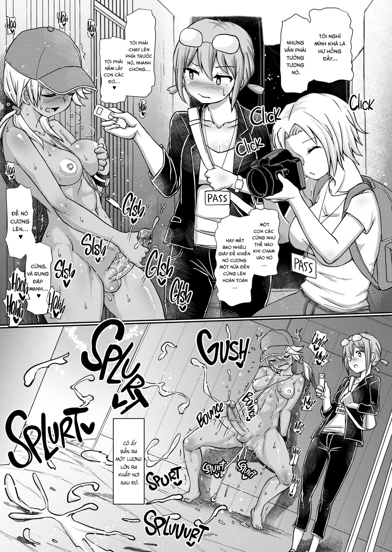 HentaiVN.net - Ảnh 12 - Làm việc ở bãi biển cùng cô em cảnh vệ Futanari [Working at the Futanari Beach Police] - Oneshot