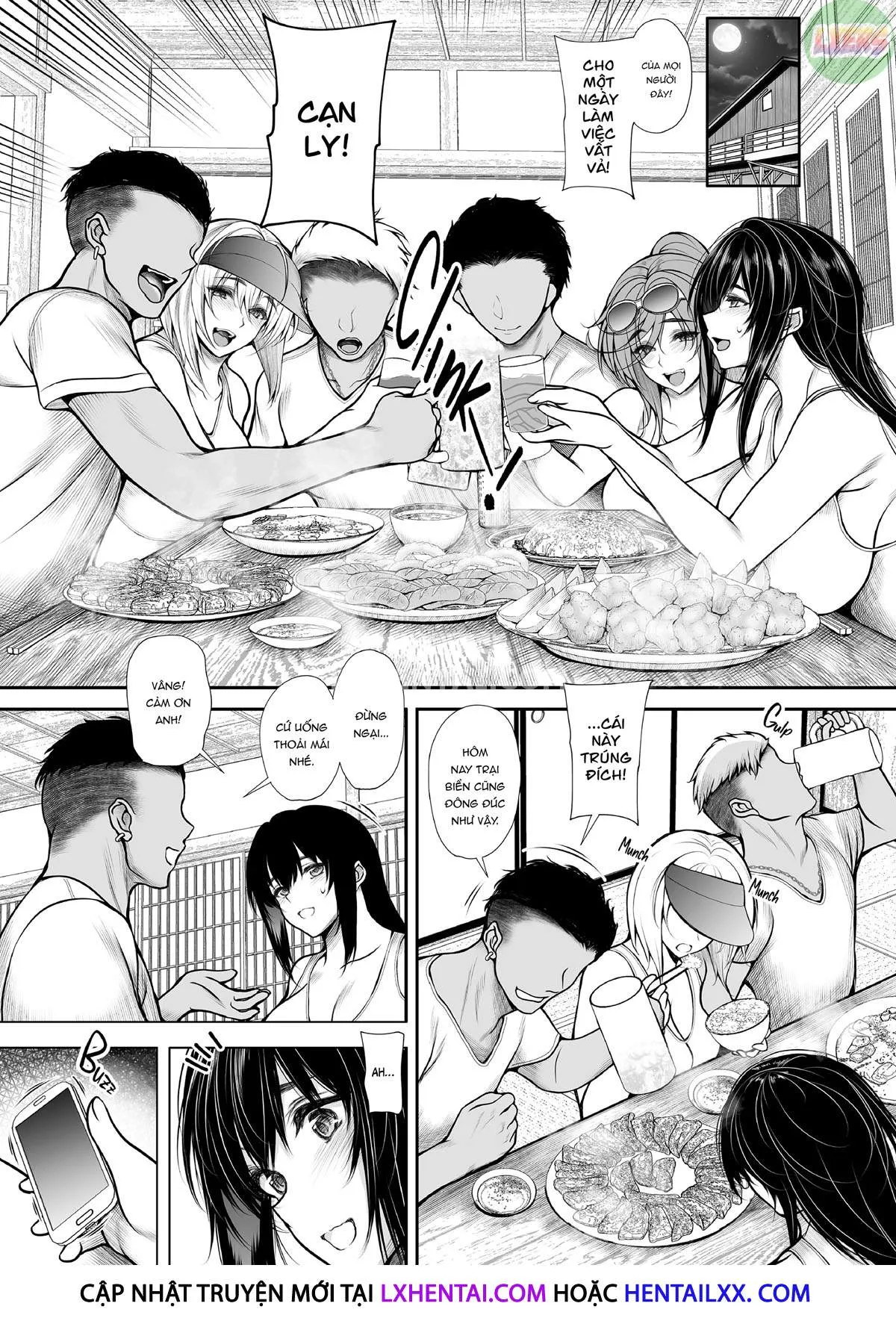HentaiVN.net - Ảnh 9 - Three-for-all Summer Orgy at the Beach Hut - Chap 1