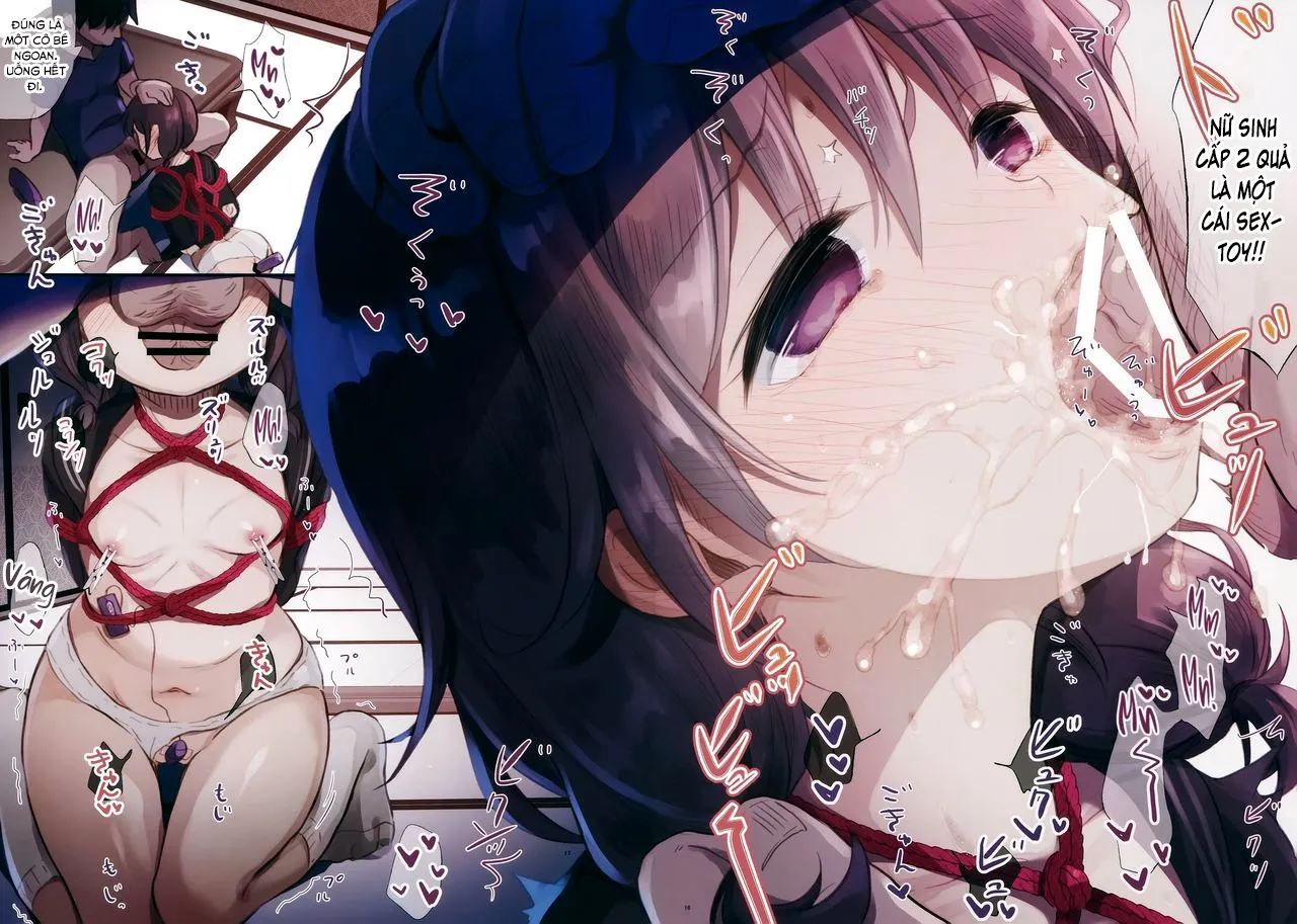 HentaiVN.net - Ảnh 15 - Trói và chơi đùa bé loli cấp 2 đảm đang bằng sextoy [JC x Kinbaku x Omocha ; JC x Bondage x Toys] - Oneshot