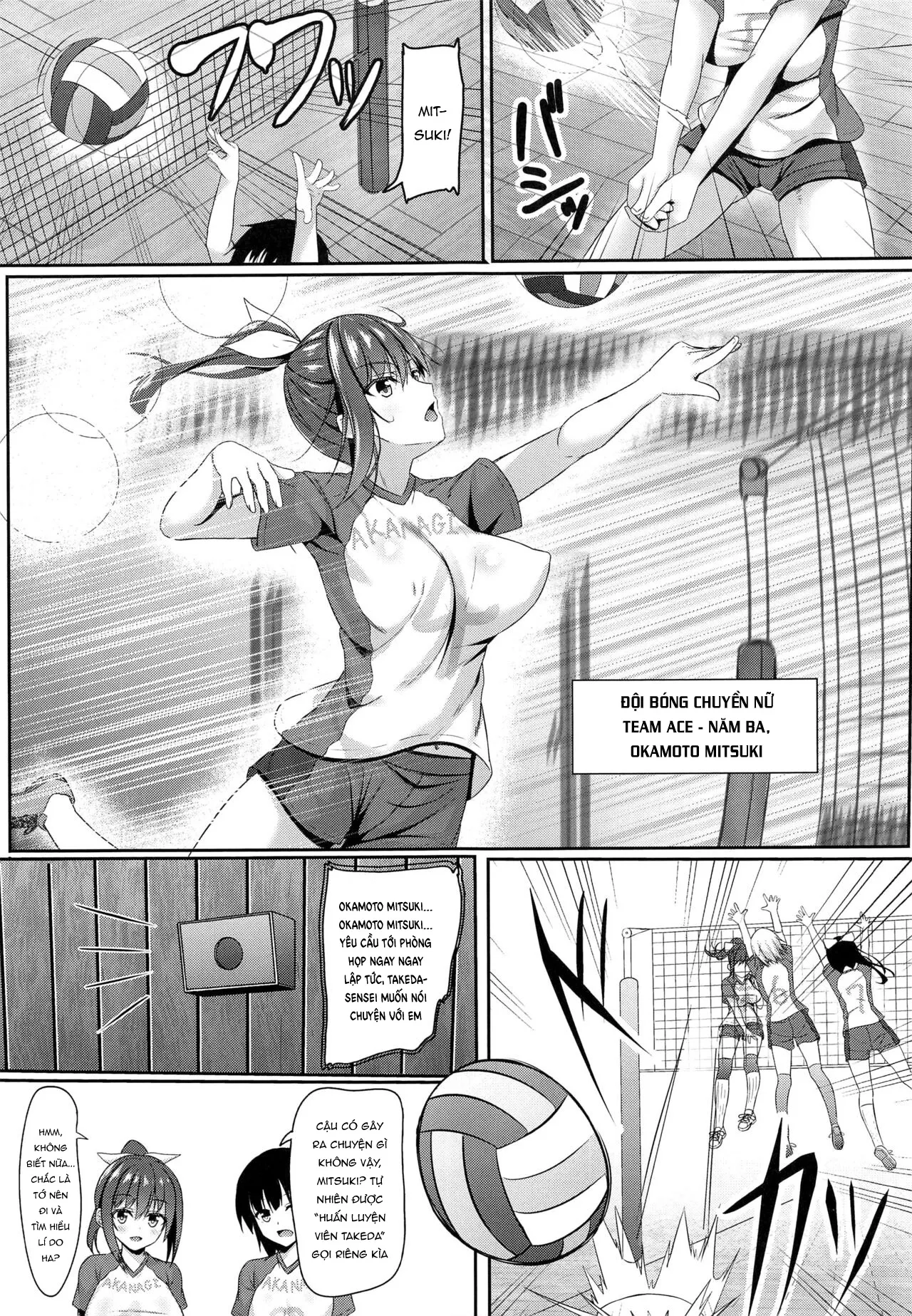 HentaiVN.net - Ảnh 4 - Netorare Rocket Oppai jk Volley-bu [NTR Rocket Boobs Schoolgirl Club; 寝取られロケットおっぱいjkバレー部] - Oneshot