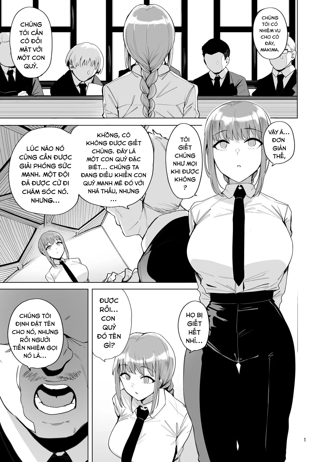 HentaiVN.net - Ảnh 3 - Makima với cặc quỷ. (Chainsaw Man) [Makima VS Chinpo no Akuma] - Oneshot