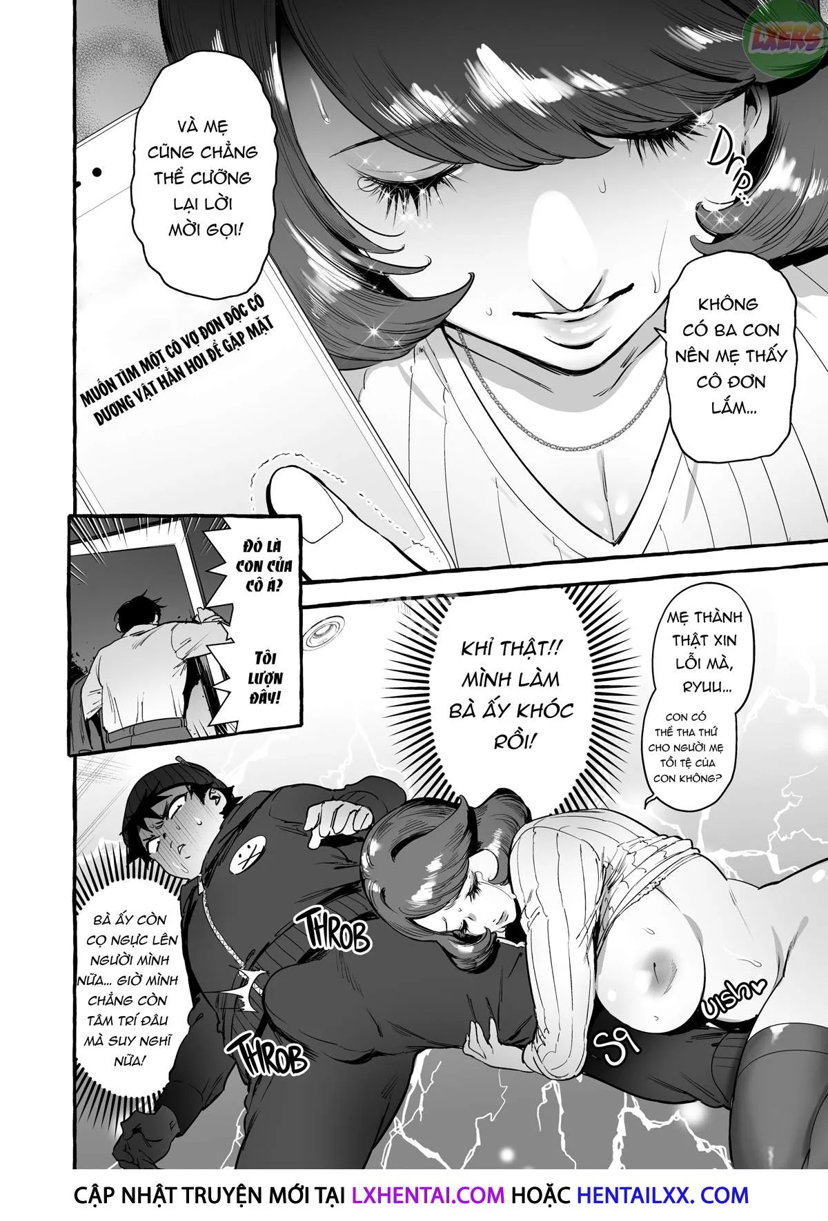 HentaiVN.net - Ảnh 19 - Omae No Kaa-Chan Kyokondashi Sourou!! [Your Mom's Stacked (Down There)!! And A Quick Shoot To Boot] - Oneshot