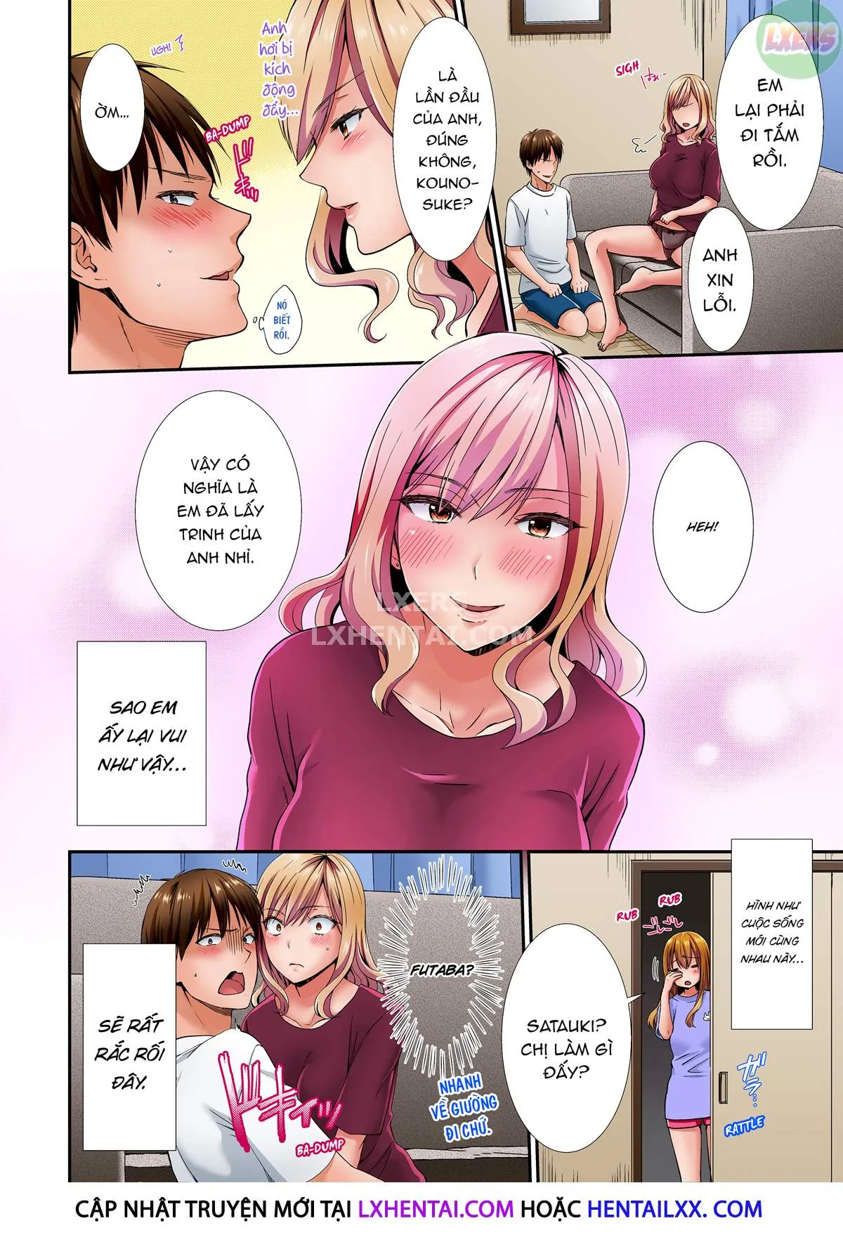 HentaiVN.net - Ảnh 26 - Sống Với Em Họ, Tôi Không Kiềm Chế Được [Ecchi na Itoko to Doukyosei Katsu ~Muboubi na Karada ni Gaman Dekinee!!] - Chap 1
