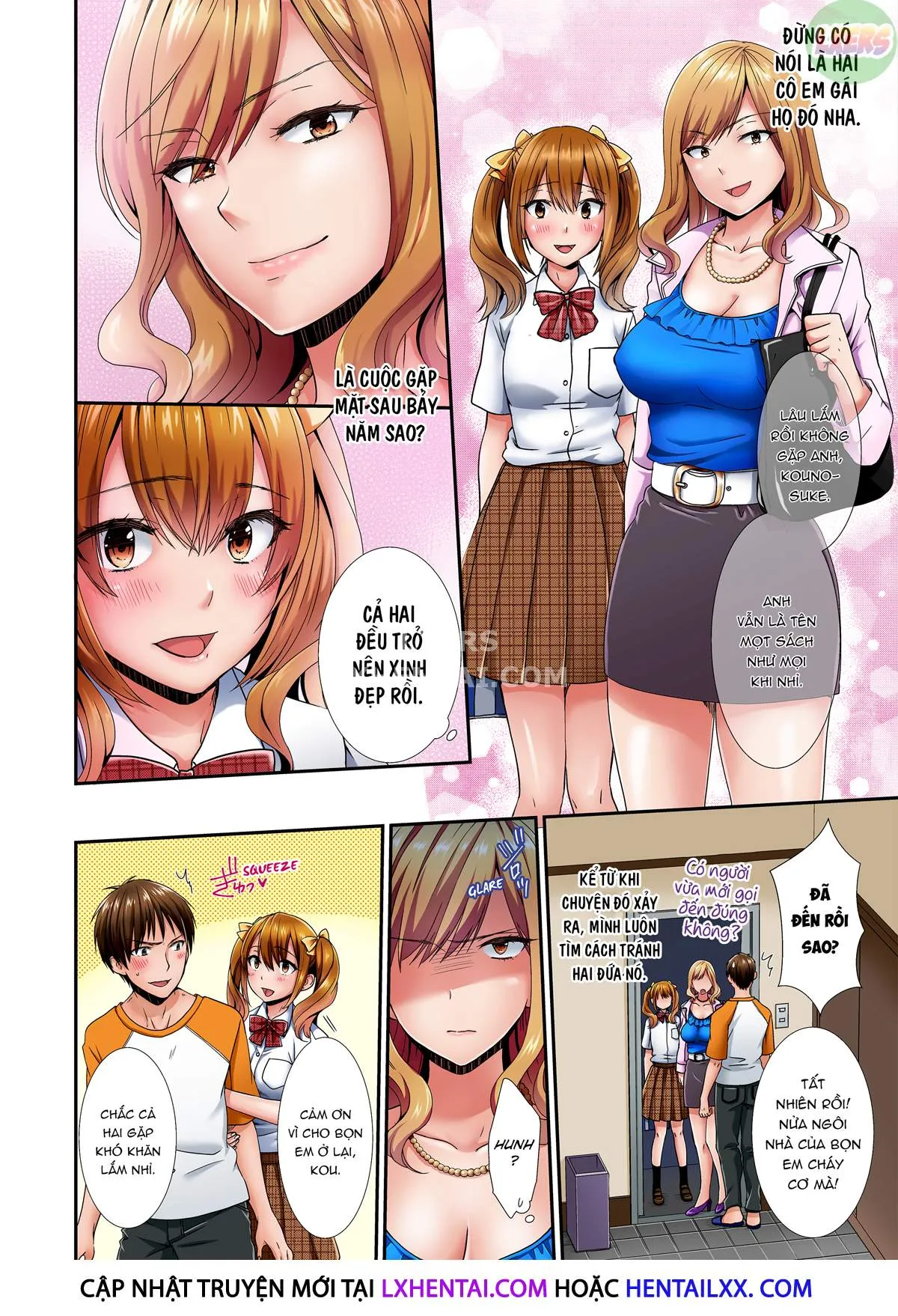 HentaiVN.net - Ảnh 7 - Sống Với Em Họ, Tôi Không Kiềm Chế Được [Ecchi na Itoko to Doukyosei Katsu ~Muboubi na Karada ni Gaman Dekinee!!] - Chap 1