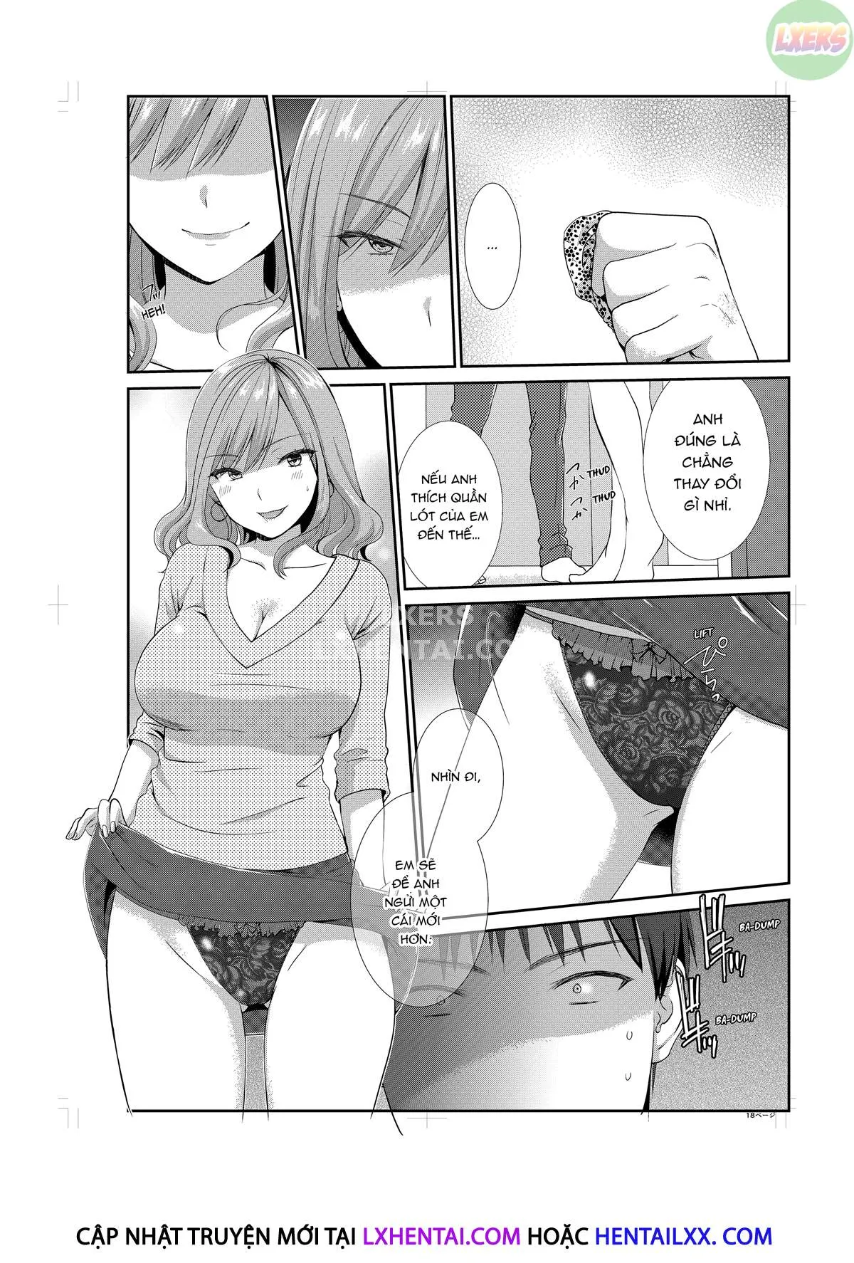 HentaiVN.net - Ảnh 9 - Sống Với Em Họ, Tôi Không Kiềm Chế Được [Ecchi na Itoko to Doukyosei Katsu ~Muboubi na Karada ni Gaman Dekinee!!] - Chap 3