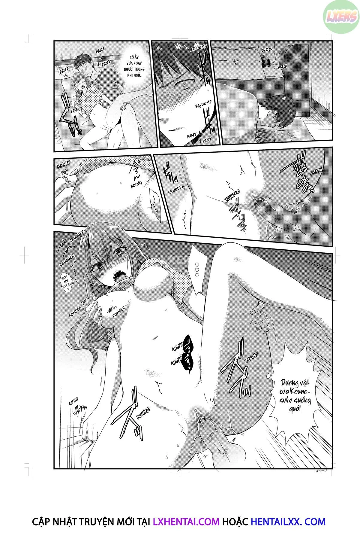 HentaiVN.net - Ảnh 25 - Sống Với Em Họ, Tôi Không Kiềm Chế Được [Ecchi na Itoko to Doukyosei Katsu ~Muboubi na Karada ni Gaman Dekinee!!] - Chap 4