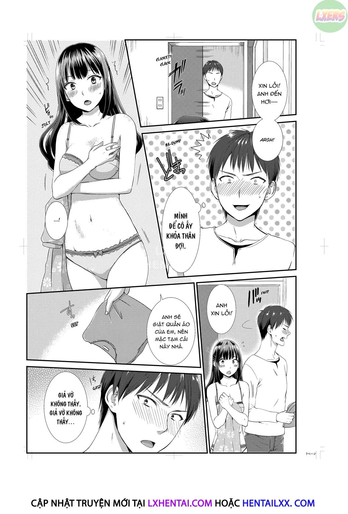 HentaiVN.net - Ảnh 30 - Sống Với Em Họ, Tôi Không Kiềm Chế Được [Ecchi na Itoko to Doukyosei Katsu ~Muboubi na Karada ni Gaman Dekinee!!] - Chap 4