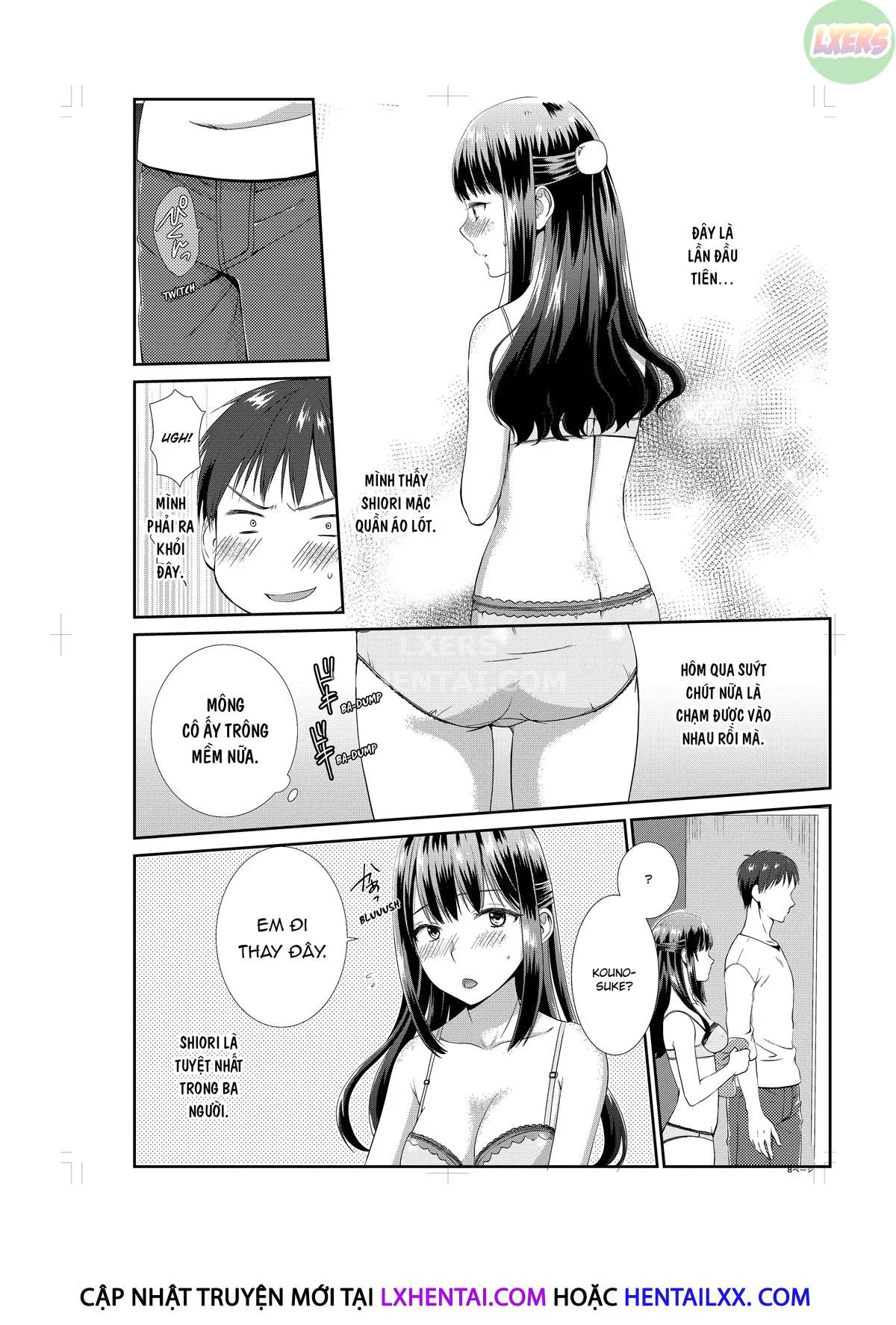HentaiVN.net - Ảnh 31 - Sống Với Em Họ, Tôi Không Kiềm Chế Được [Ecchi na Itoko to Doukyosei Katsu ~Muboubi na Karada ni Gaman Dekinee!!] - Chap 4