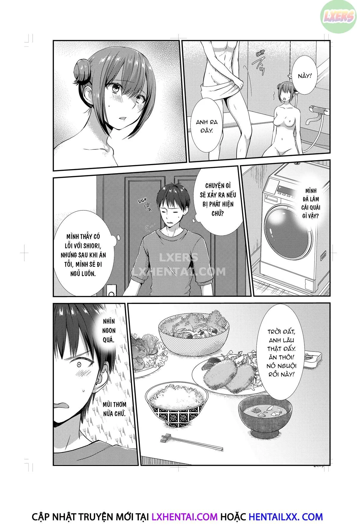 HentaiVN.net - Ảnh 4 - Sống Với Em Họ, Tôi Không Kiềm Chế Được [Ecchi na Itoko to Doukyosei Katsu ~Muboubi na Karada ni Gaman Dekinee!!] - Chap 4